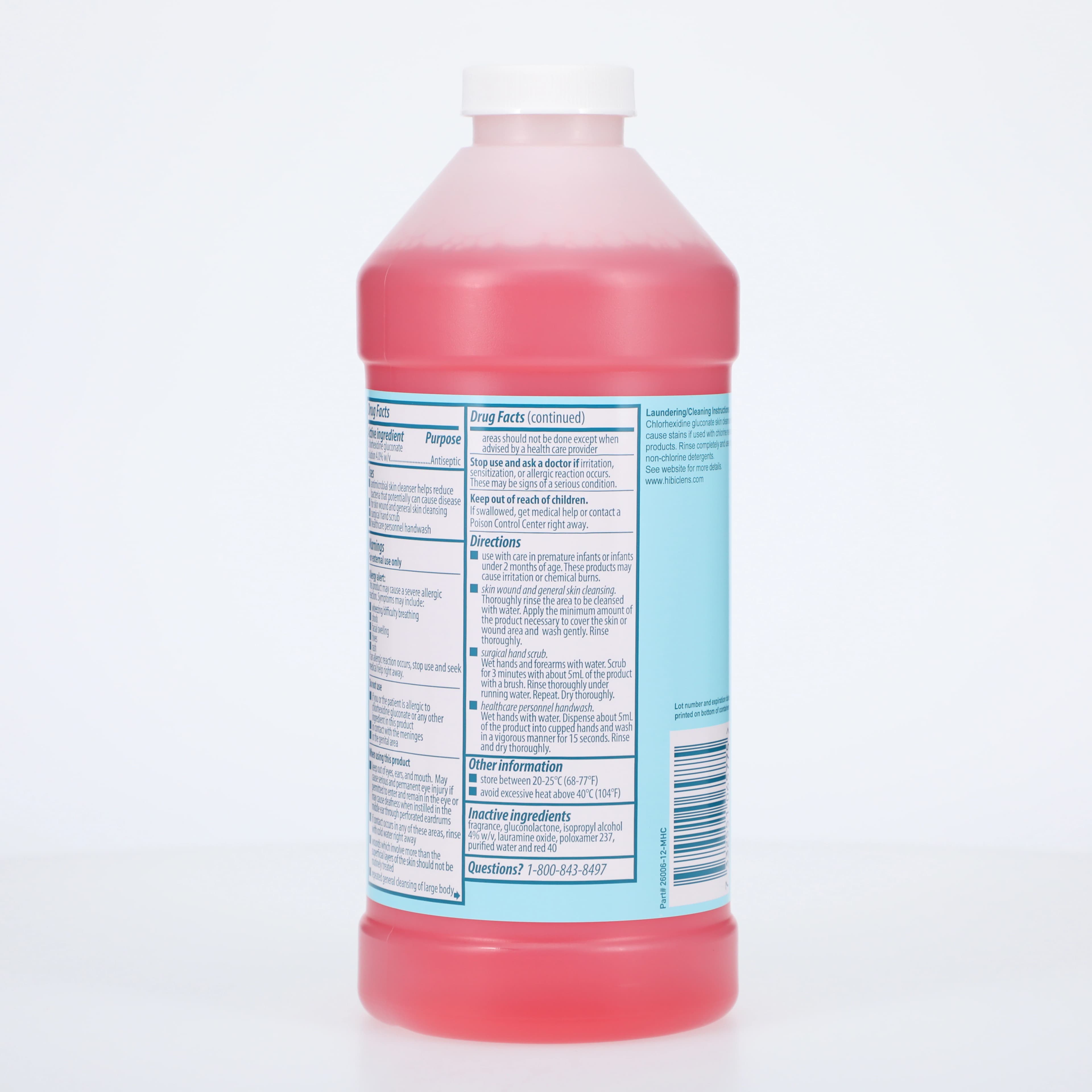 Hibiclens Antimicrobial Hand Soap, 4% Chlorhexidine Gluconate, Floral Fragrance, 32 oz Bottle thumbnail 3