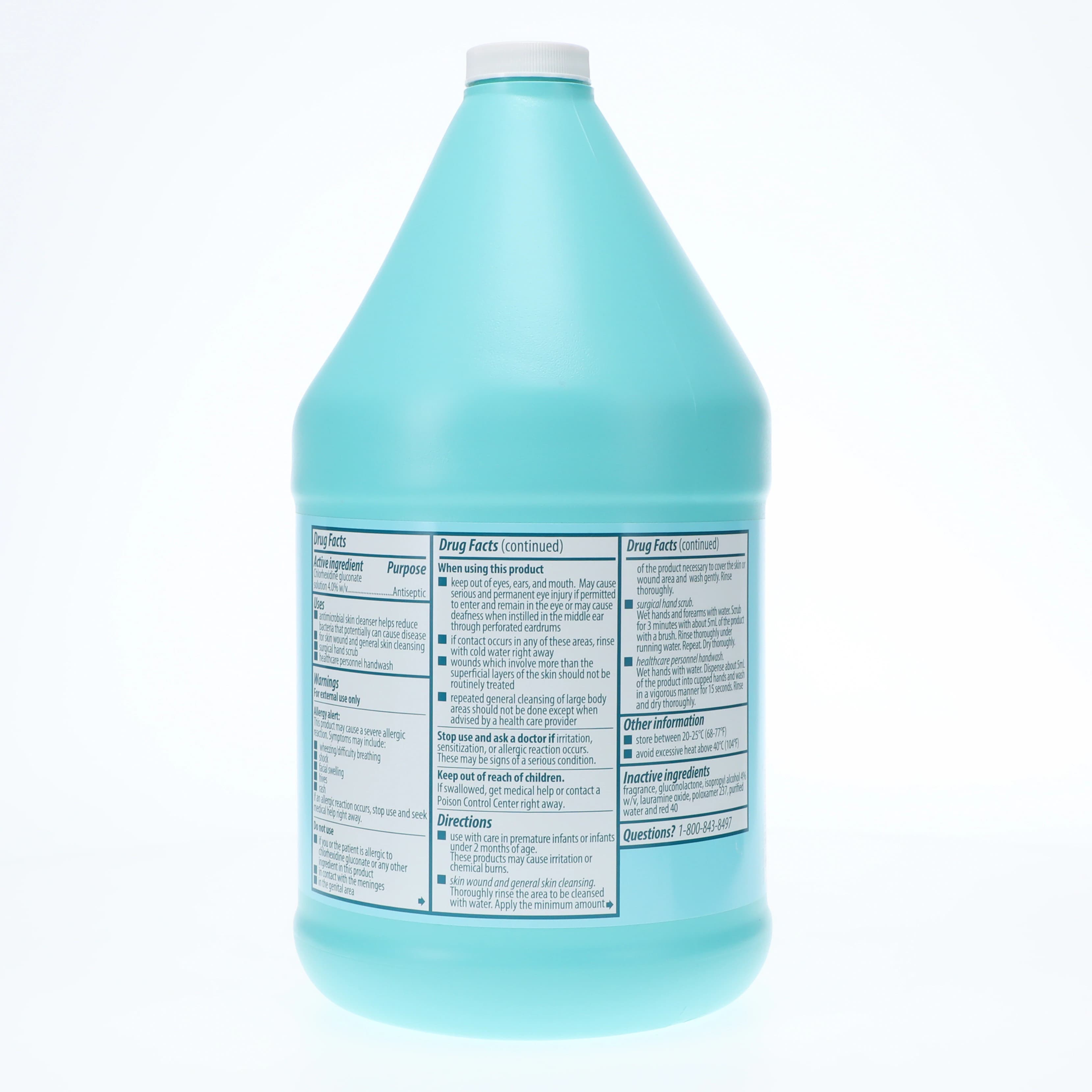 Hibiclens Antimicrobial Antiseptic Skin Cleanser, 4% Chlorhexidine Gluconate, 1 Gallon Bottle, Floral Scent thumbnail 2
