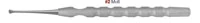 Bone Curette Single Ended Molt #2, 3.6 mm W, Stainless Steel, Each - Bone Curette SE Molt - Image 1