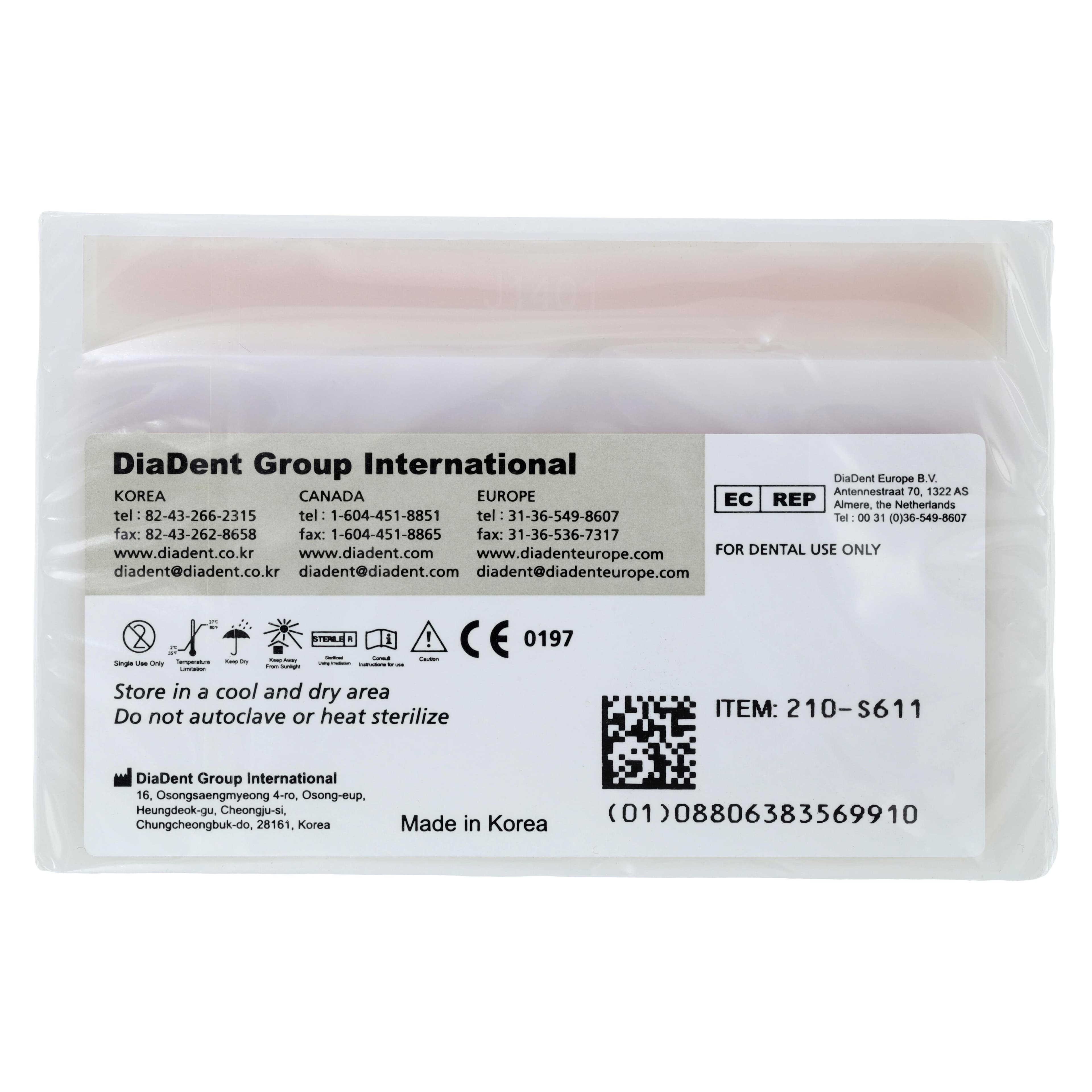 DiaDent Dia-ISO GT Absorbent Paper Points, .04 Taper, ISO #55, Red, 100/Box thumbnail 2
