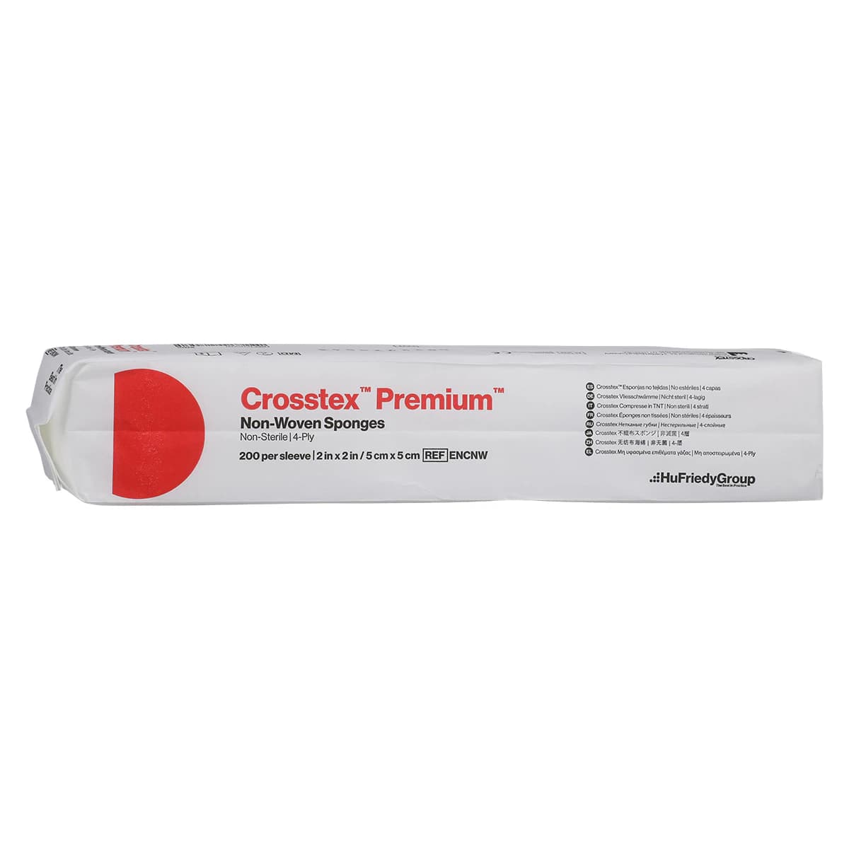Crosstex Premium Non-Woven Sponges, 2" x 2", 4-Ply, Non-Sterile, 200/Box, ENCNW thumbnail 2