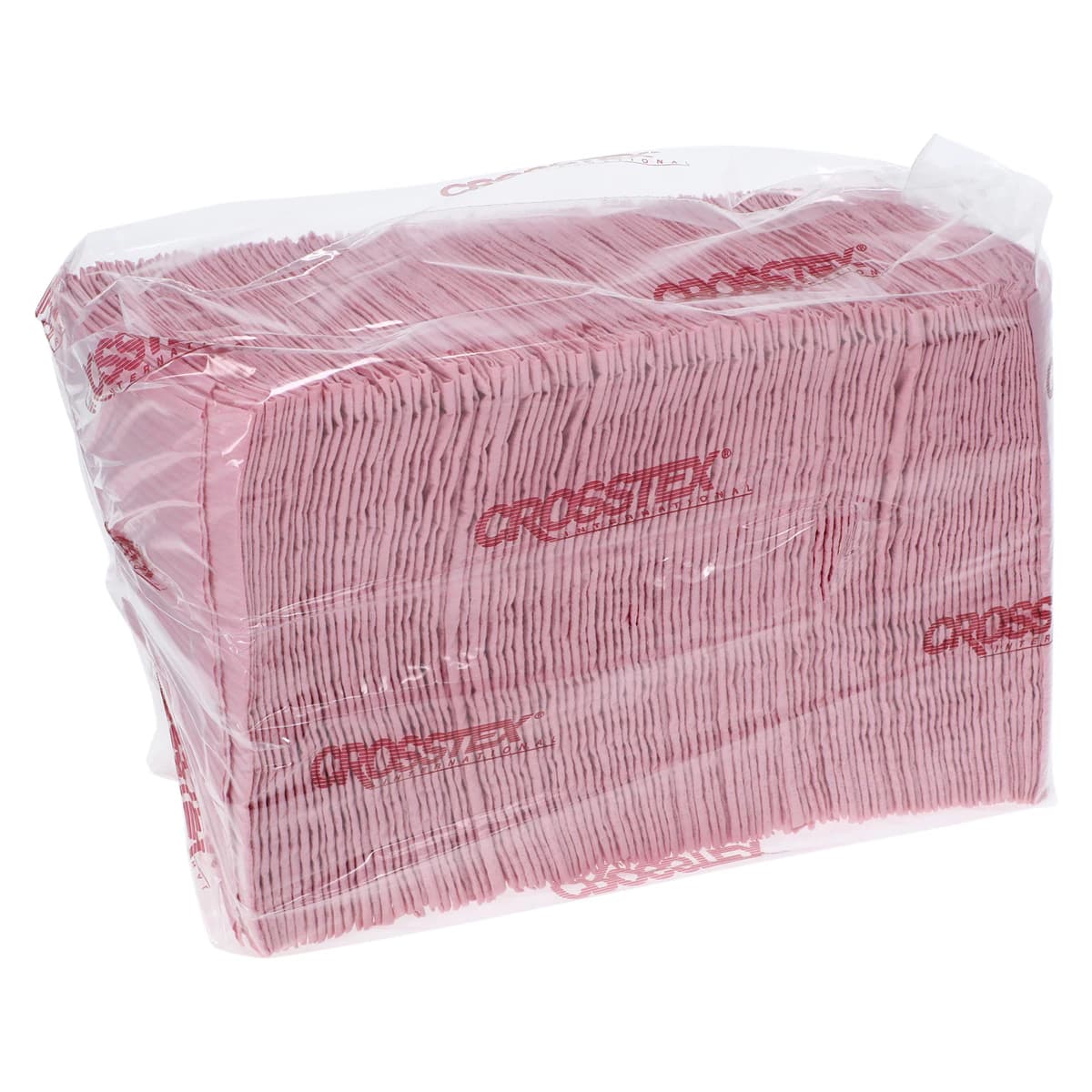 Crosstex Sani-Tab Chain-Free Patient Towels, 2-Ply Tissue/1-Ply Poly, Dusty Rose, 13" x 19", 400/Case, WEXDRT thumbnail 2