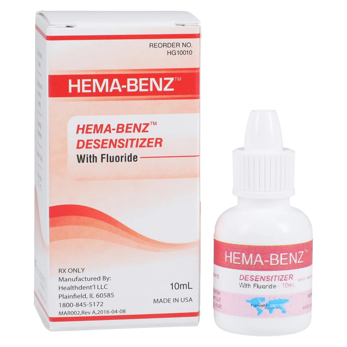 Hema-Benz™ Desensitizer with Fluoride, 10 ml Bottle thumbnail 2