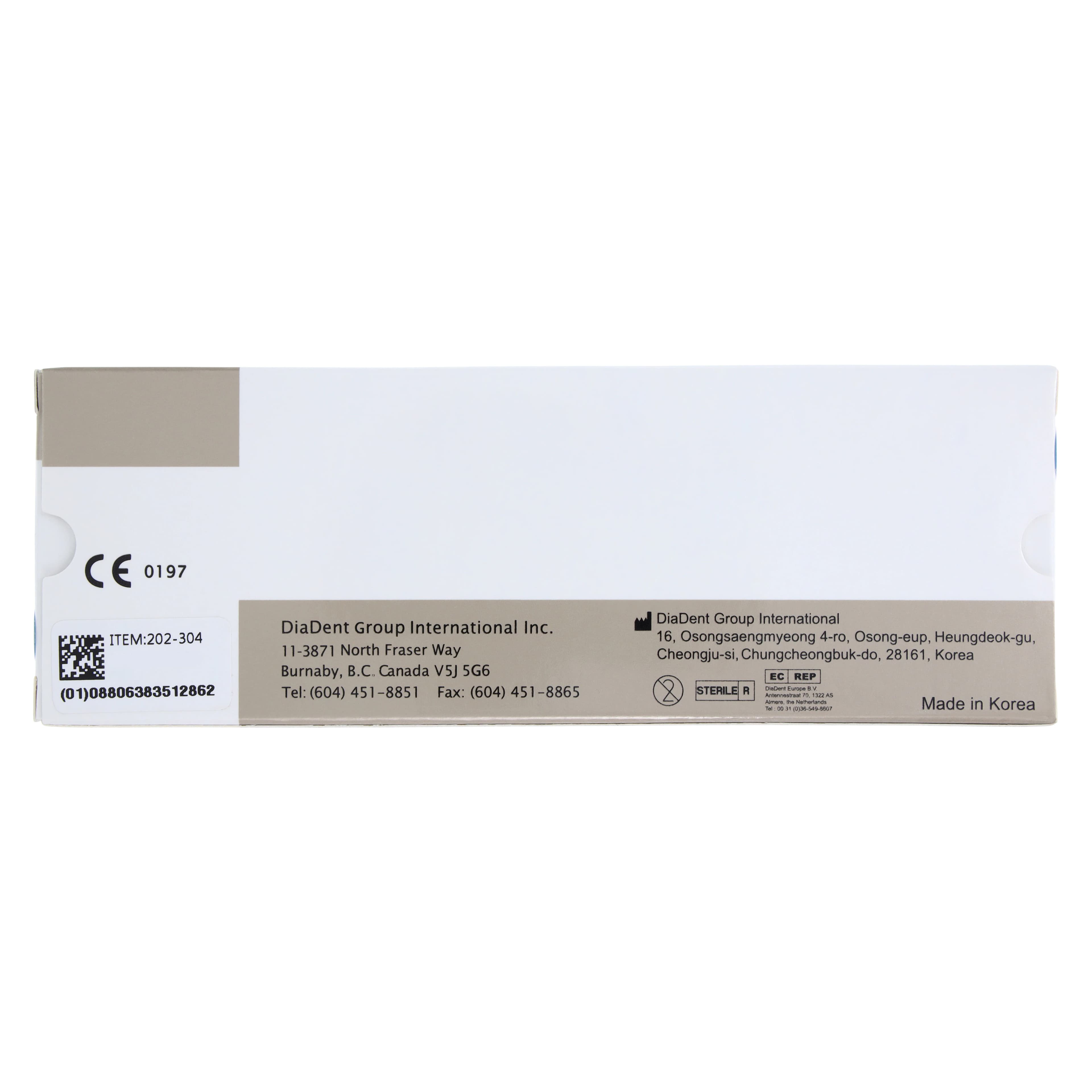 Diadent Paper Points, Accessory Sizes, Non-Marked, Medium, Cell Pack of 200, 202-304 thumbnail 3