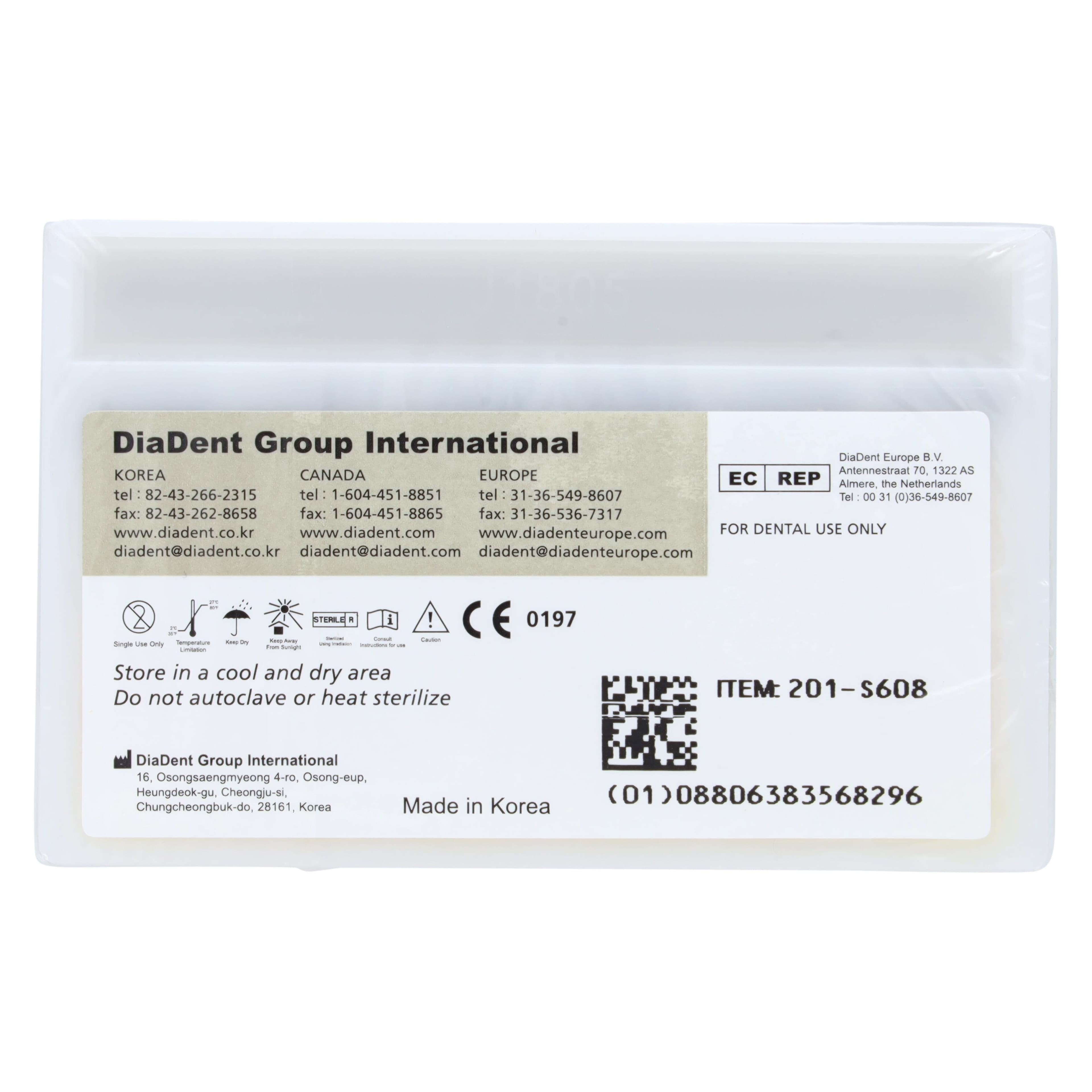 DiaDent Absorbent Paper Points, #40, Black, .02 Taper, Non-Marked, Spill-Proof Box of 200 thumbnail 2