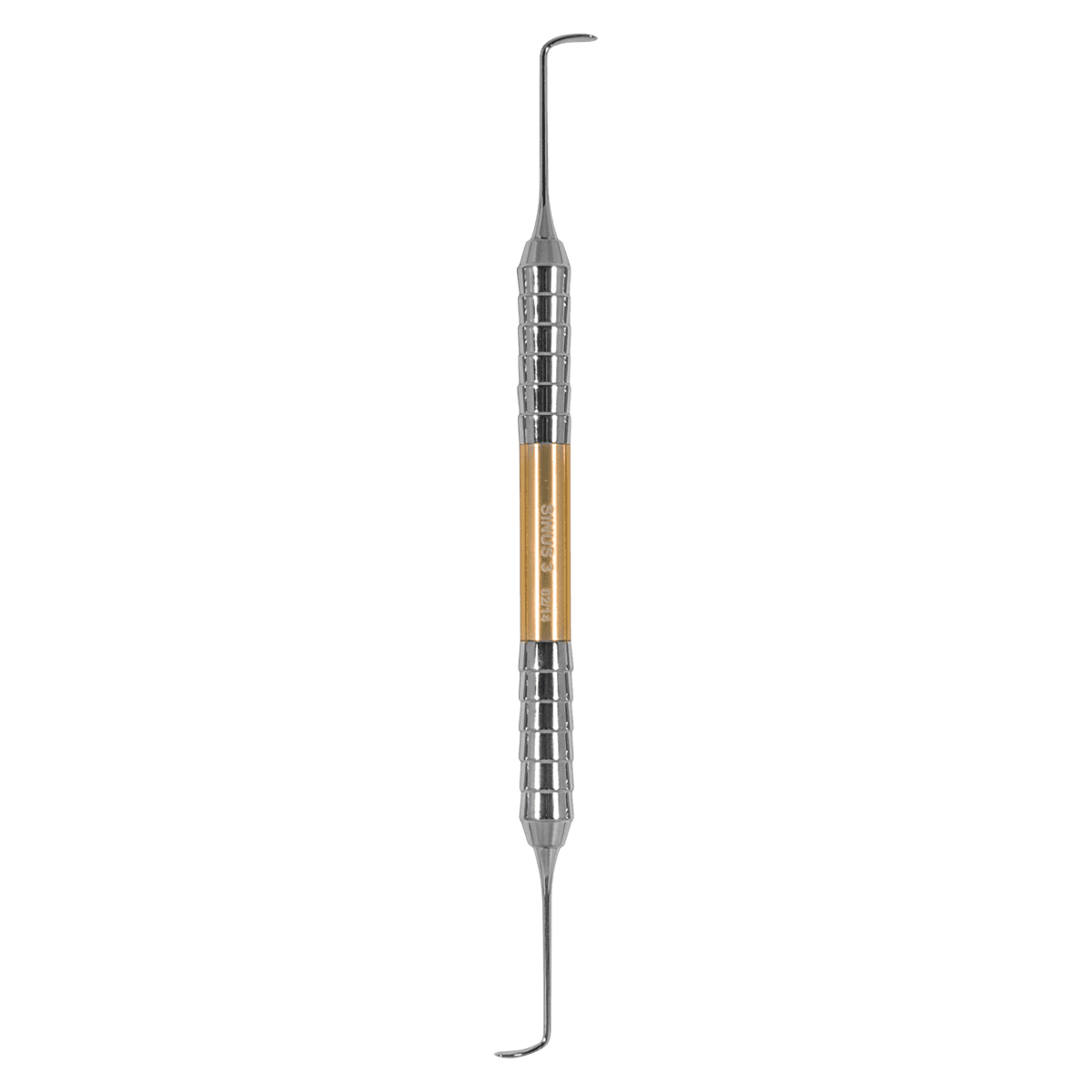 A Titan Instruments Sinus 3 Sinus Lift Instrument, 90/90 Degree Elevator, Anodized Yellow, 440A Stainless Steel - Sinus 3 Sinus Lift Instrument - Image 1