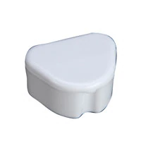 Plasdent Deep Dish Retainer Box, Non-Ventilated, White, 1.5", 12/Box, 200DB-1 - Nite Guard Box with Label, 12/Pkg - White - Image 1