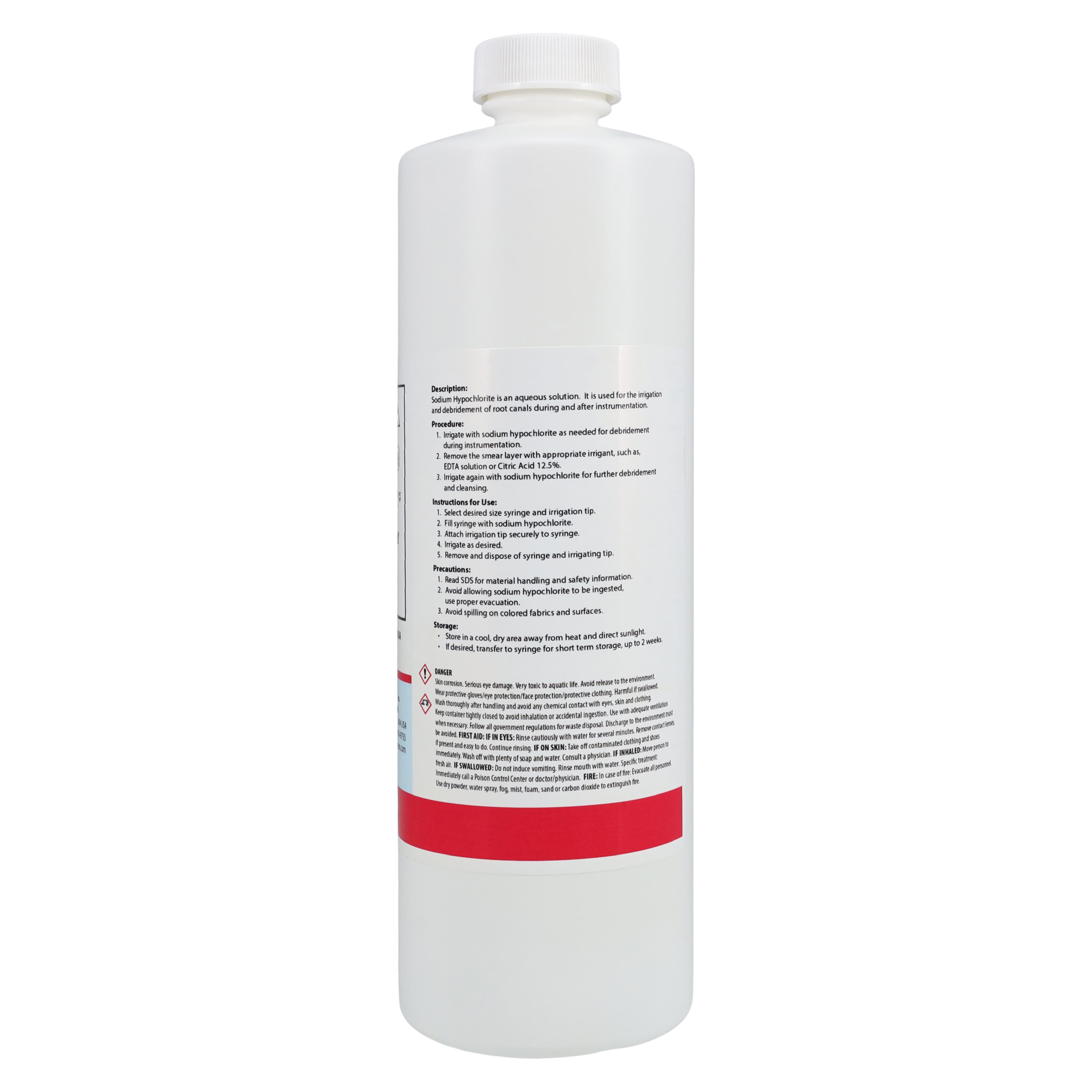 Sodium Hypochlorite Solution, 6%, 16 oz (480 mL) Bottle, 317008 thumbnail 2