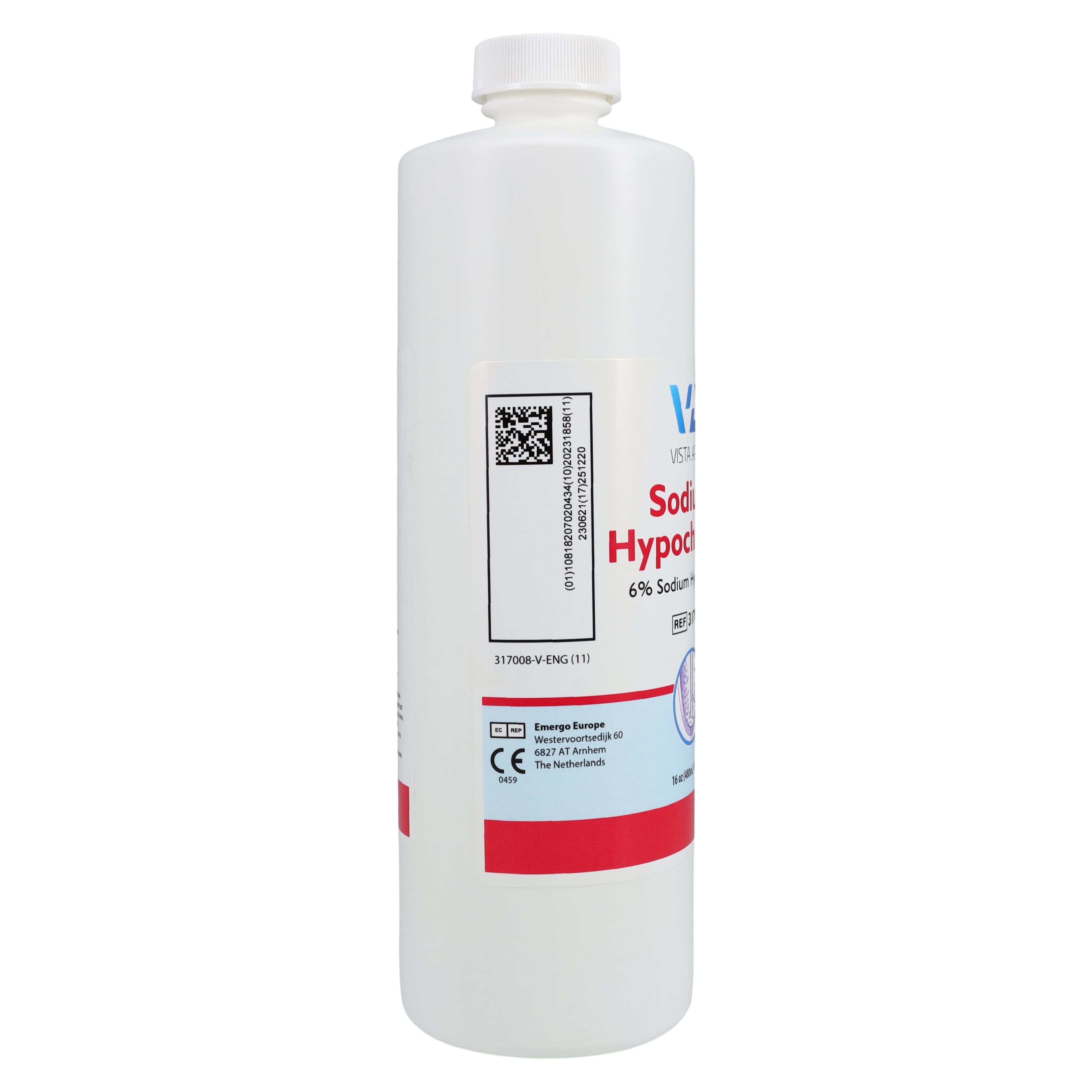 Sodium Hypochlorite Solution, 6%, 16 oz (480 mL) Bottle, 317008 thumbnail 4