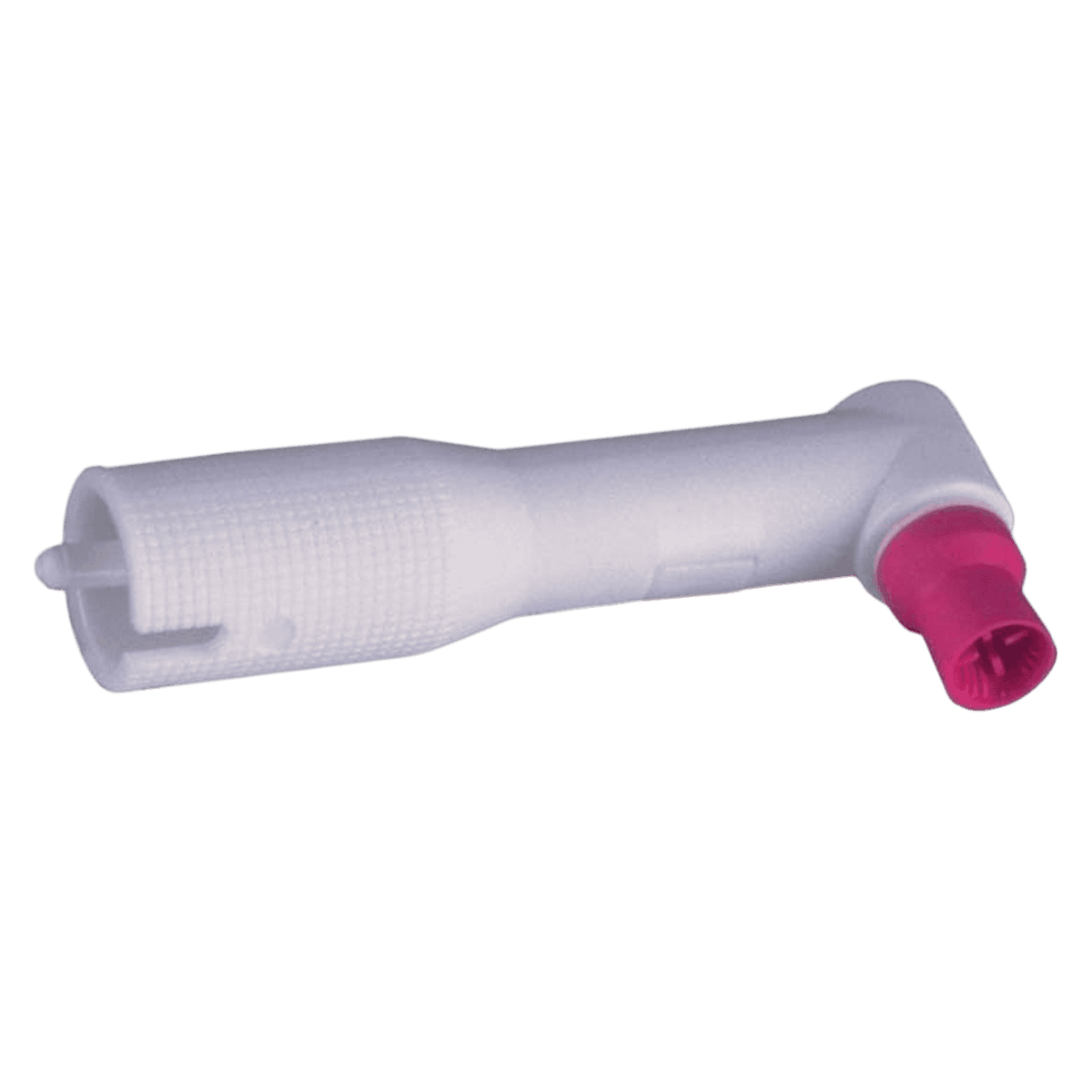 Allpro Disposable Prophy Angle, Ultra Soft, Hot Pink, Square Ribbed & Webbed, 90°, 100/Pack, 800-100 - Disposable Prophy Angles with Nonlatex Prophy Cups - Ultra Soft, Hot Pink, Square Ribbed & Webbed - Image 1