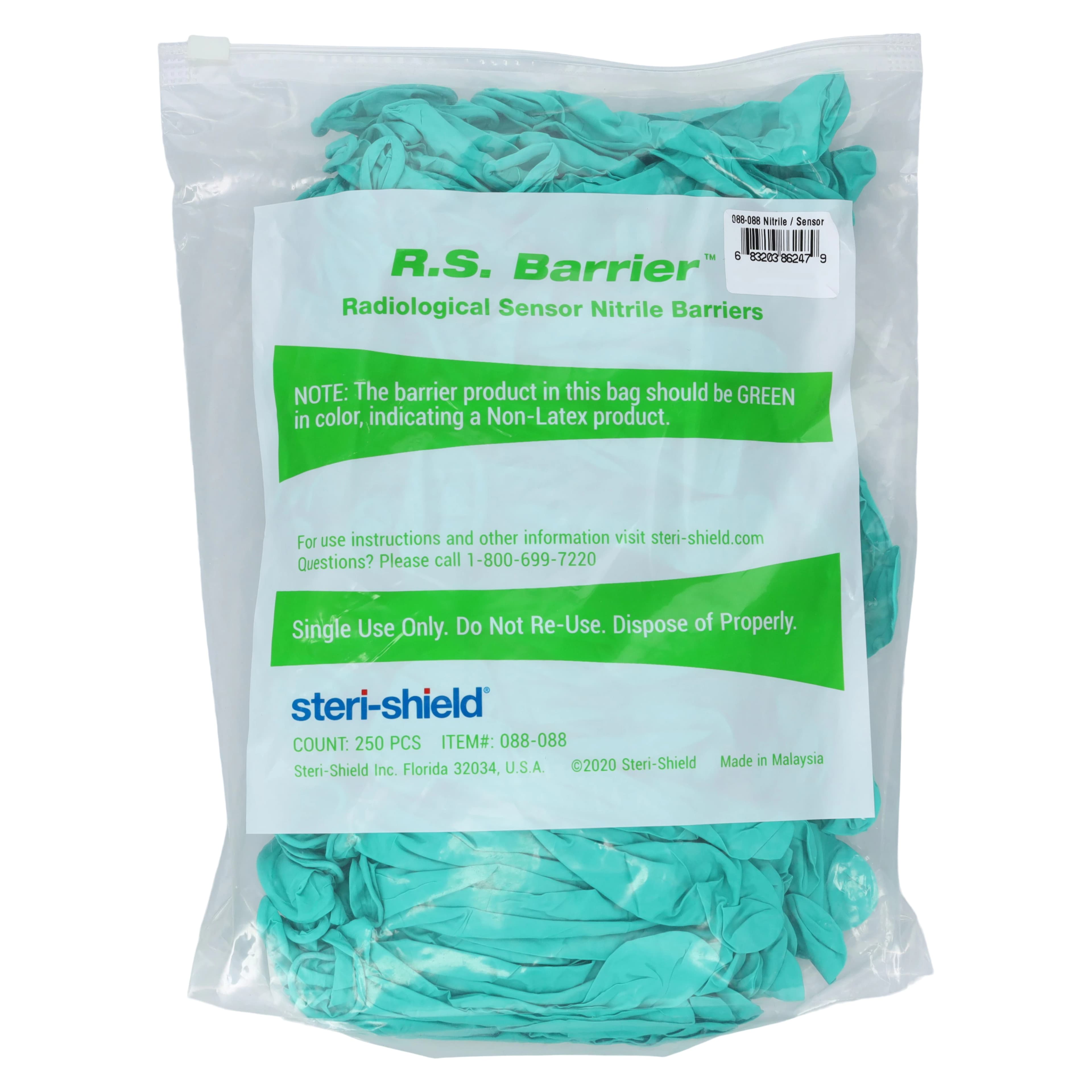 Steri-Shield Universal R.S. Barrier, Non-Latex, Green, 250/Box, 088-088 - R.S. Barrier - Image 1