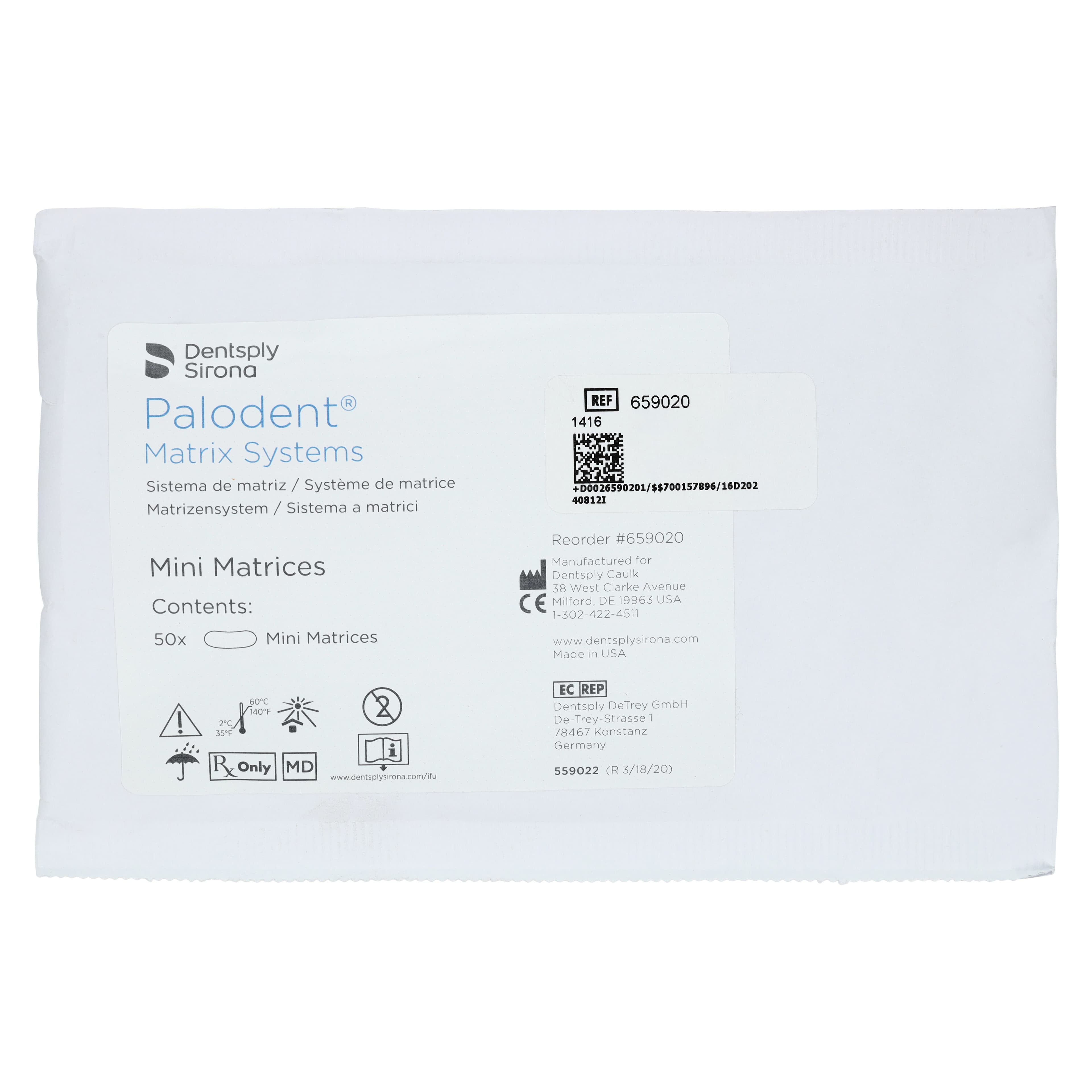 Palodent Sectional Matrix System Mini-Matrix Refill, 50/Pkg, 659020 thumbnail 4