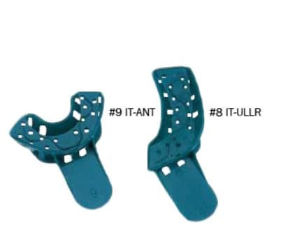 Plasdent Excellent Disposable Impression Trays, #9 Anterior, Perforated, Royal Blue, 12/Pk, IT-ANT - Excellent Disposable Impression Trays, # 9, Anterior, 12/Pk, IT-ANT - Image 1