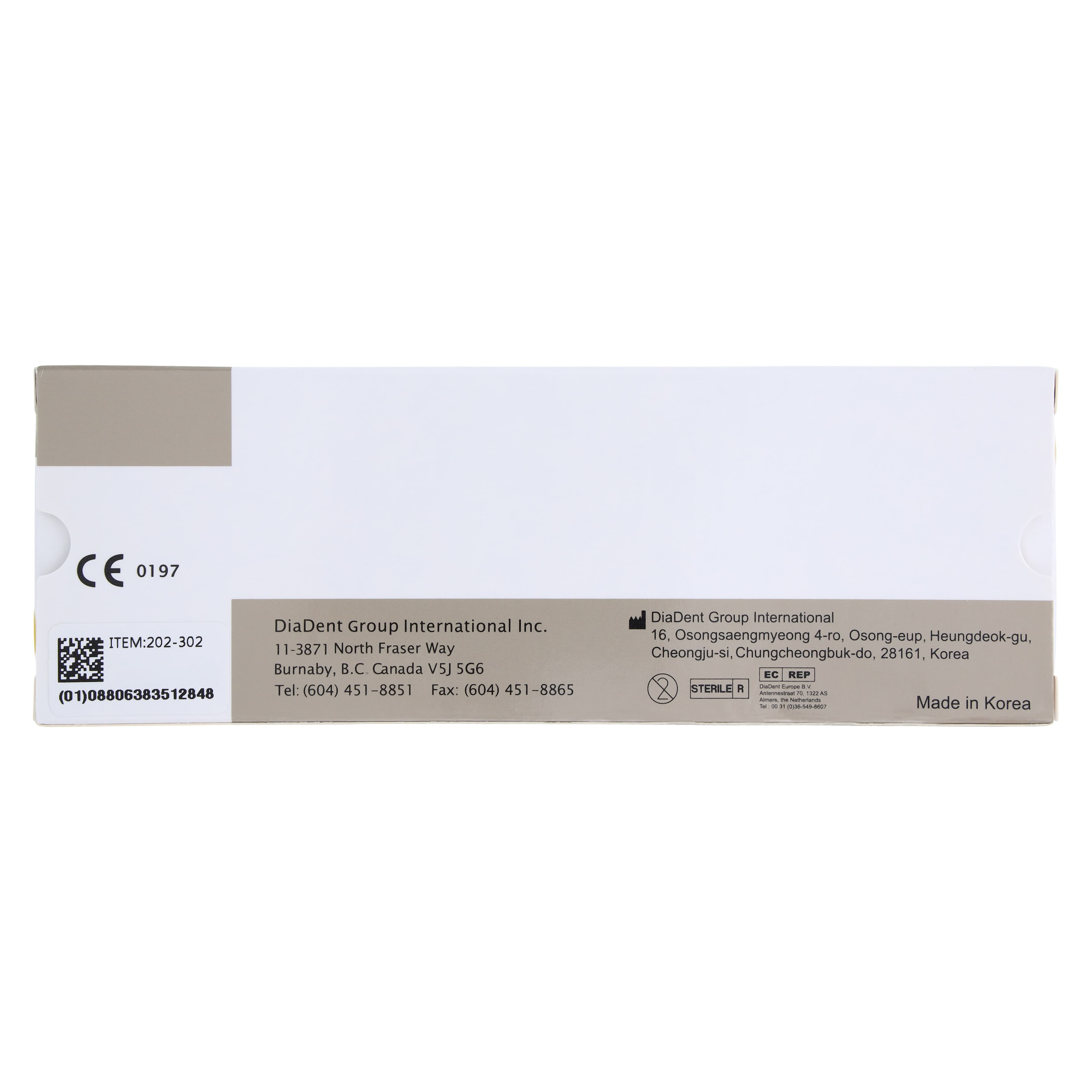 Diadent Absorbent Paper Points, X-Fine, Non-Marked, .02 Taper, Cell Pack, 200/Pk, 202-302 thumbnail 3