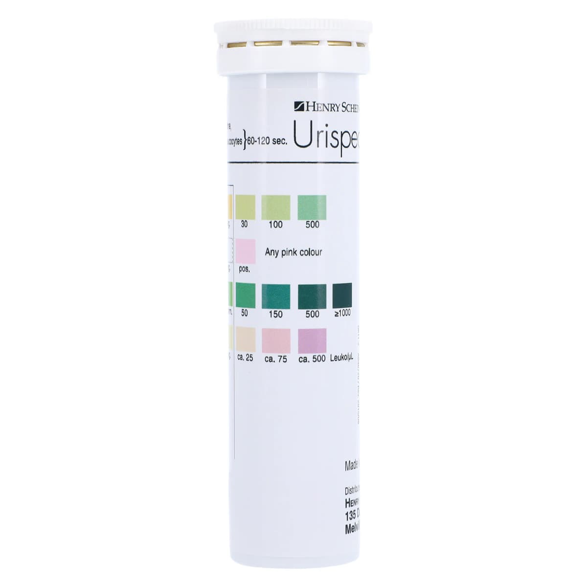 Henry Schein Urispec 4-Way Urinalysis Test Strips, 100/Bottle thumbnail 3
