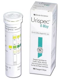 Henry Schein Urispec 4-Way Urinalysis Test Strips, 100/Bottle thumbnail 2