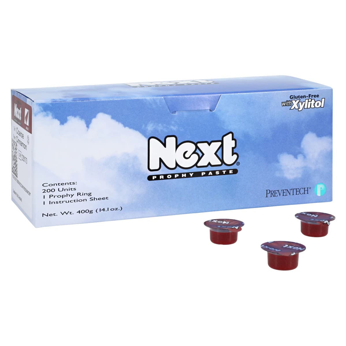 NEXT Prophy Paste, Coarse Grit, Cinnamon Burst Flavor, Unit Dose Cups, 200/Box - Next Coarse / Cinnamon Burst Prophy Paste (200) - Image 1