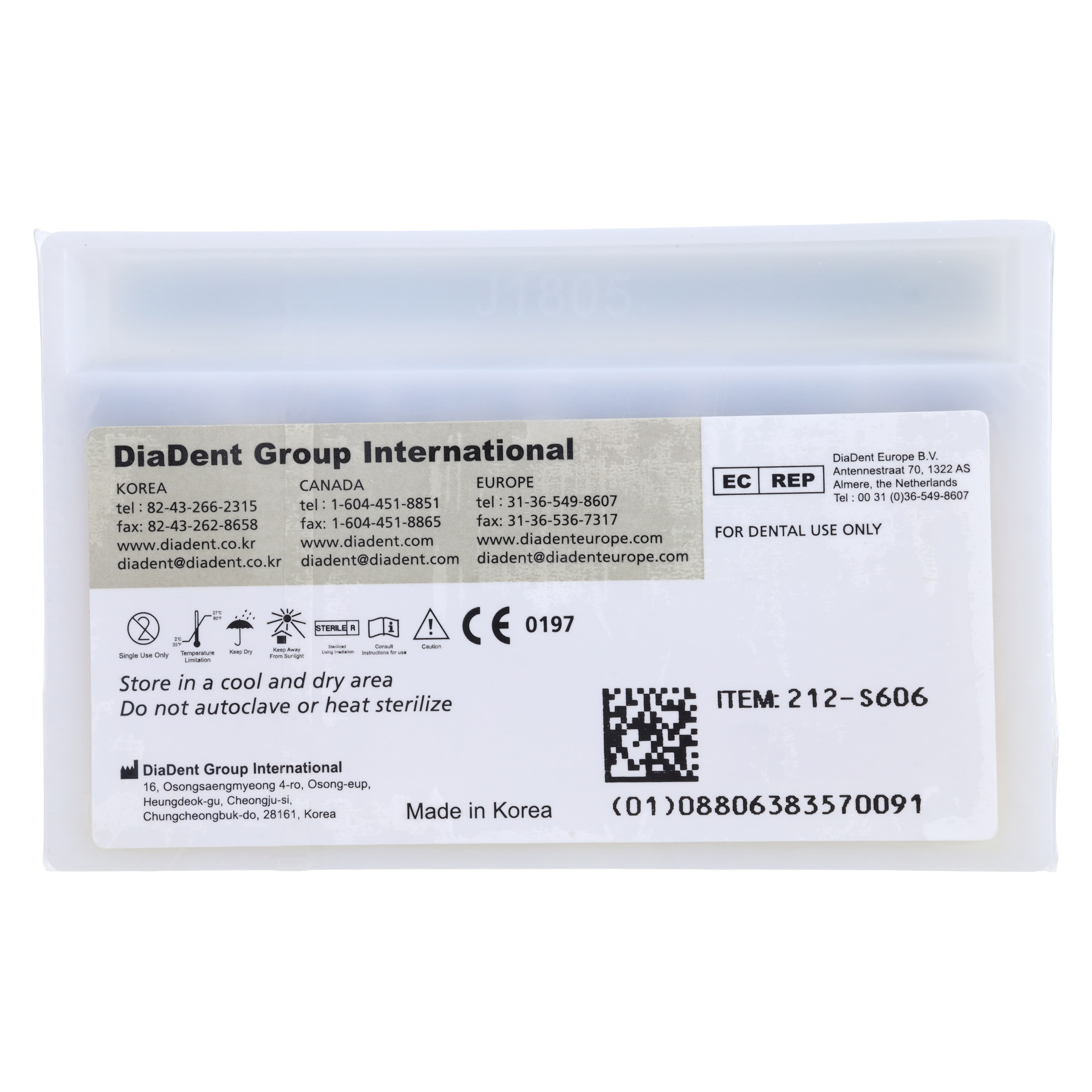 DiaDent Dia-ISO GT Absorbent Paper Points, .06 Taper, ISO #30, Blue, 100/Box thumbnail 2