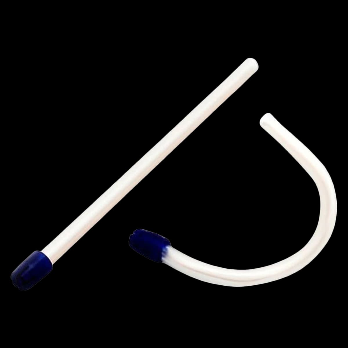 Crosstex Premium Saliva Ejectors, Clear with Blue Tip, Non-Removable, Wire-Reinforced, Latex-Free, 100/Bag, ZCB thumbnail 2