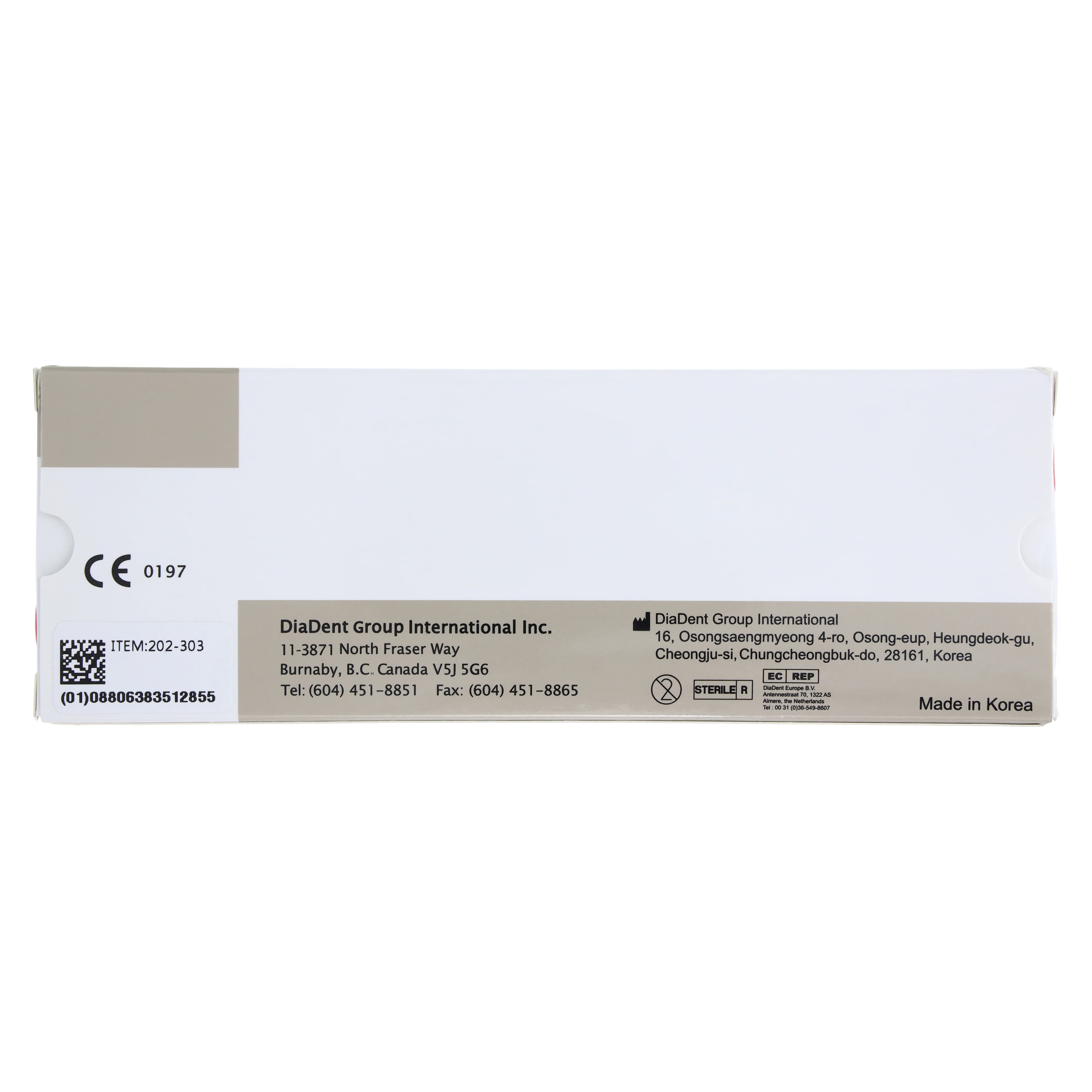 DiaDent Absorbent Paper Points, Cell Pack, Fine (#F), Non-Marked, ISO .02 Taper, 200/Box thumbnail 3