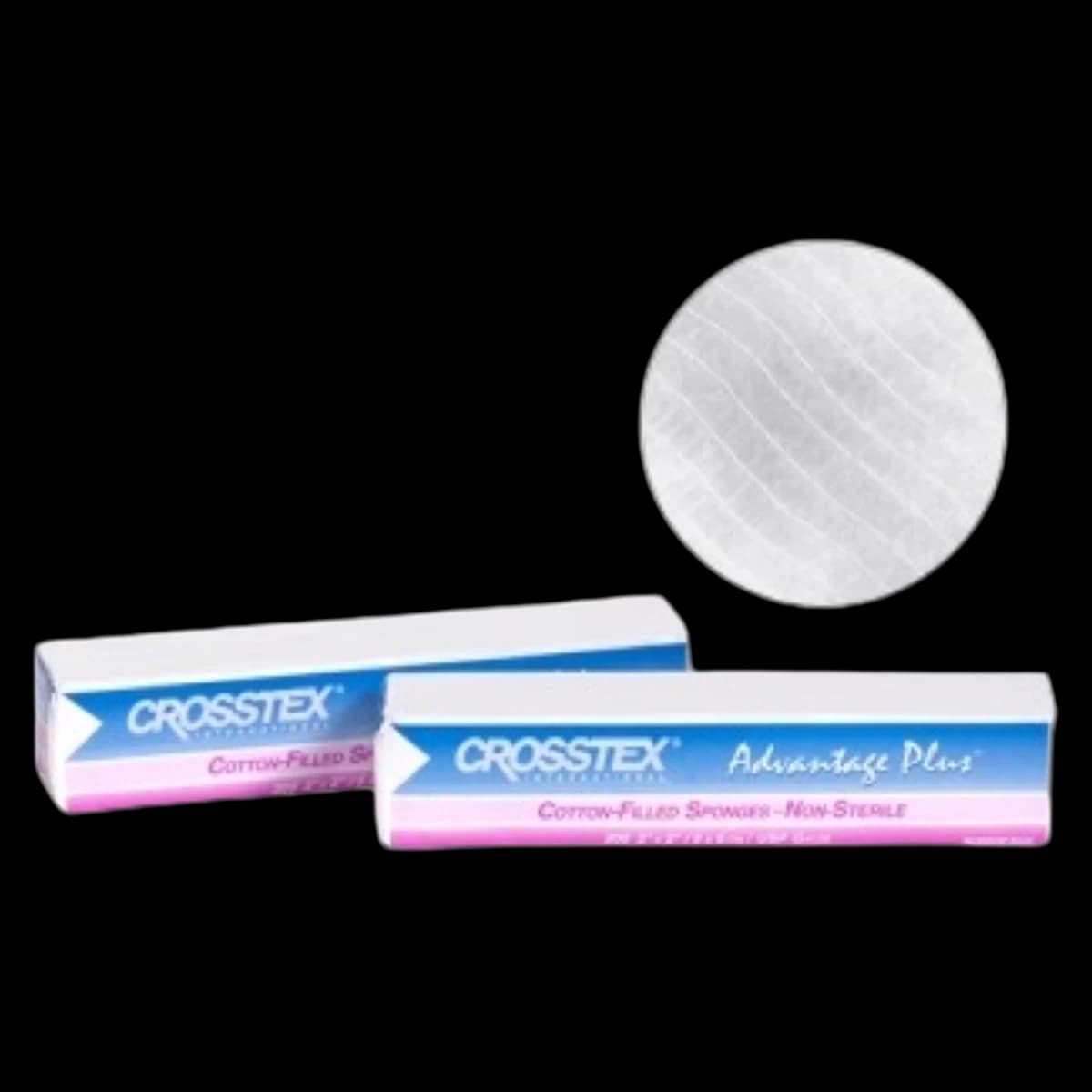 Crosstex Advantage Plus Cotton Filled Exodontia Gauze Sponges, 2" x 2", Non-Sterile, 4-Ply, 5000/Case, ENACC - Crosstex - Sponge 2X2 Non-Sterile 5000/Ctn 4Ctn/Cs - Image 1
