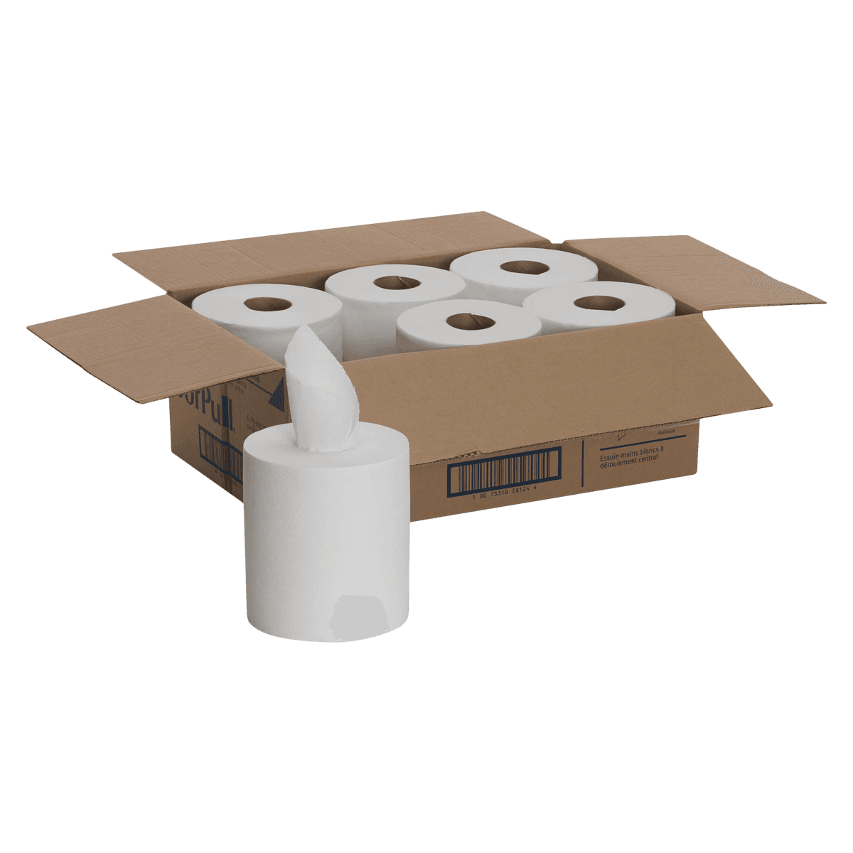 Georgia Pacific SofPull Premium Centerpull Paper Towels, 1-Ply, White, 7.8" x 15", 320 Sheets/Roll, 6 Rolls/Case thumbnail 2