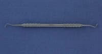 A. Titan Instruments Double-Ended Amalgam Plugger, Marquette 0/1, Stainless Steel - Plugger DE Marquette 0/1 - Image 1