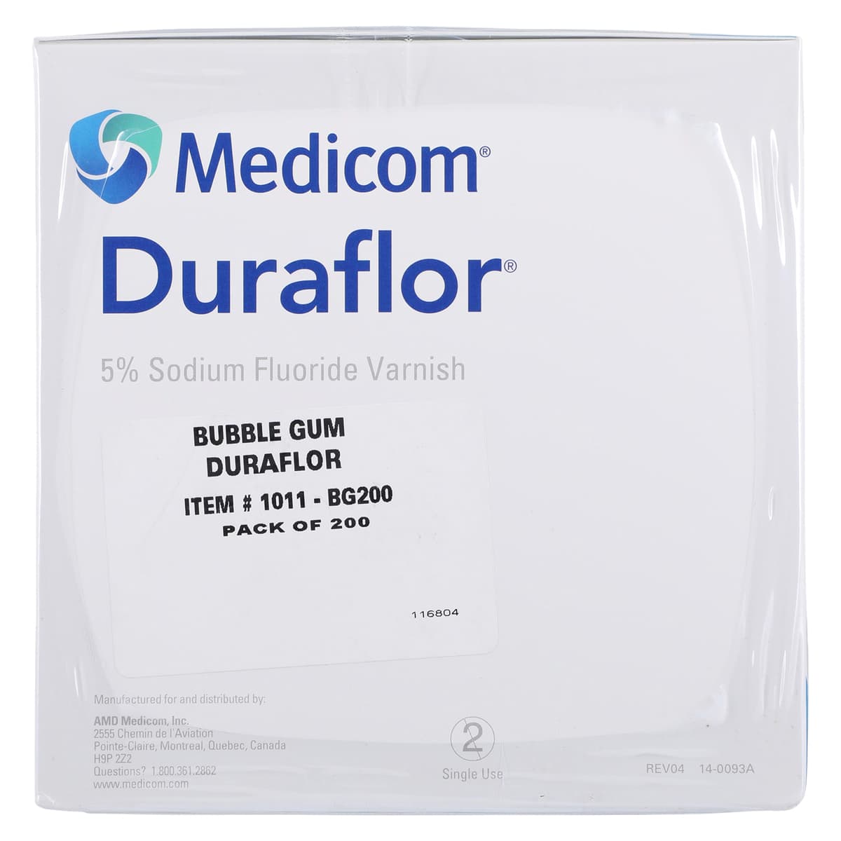 Duraflor 5% Sodium Fluoride Varnish, Unit Dose 0.25 mL, Bubblegum, 200/Pack, 1011-BG200 thumbnail 4