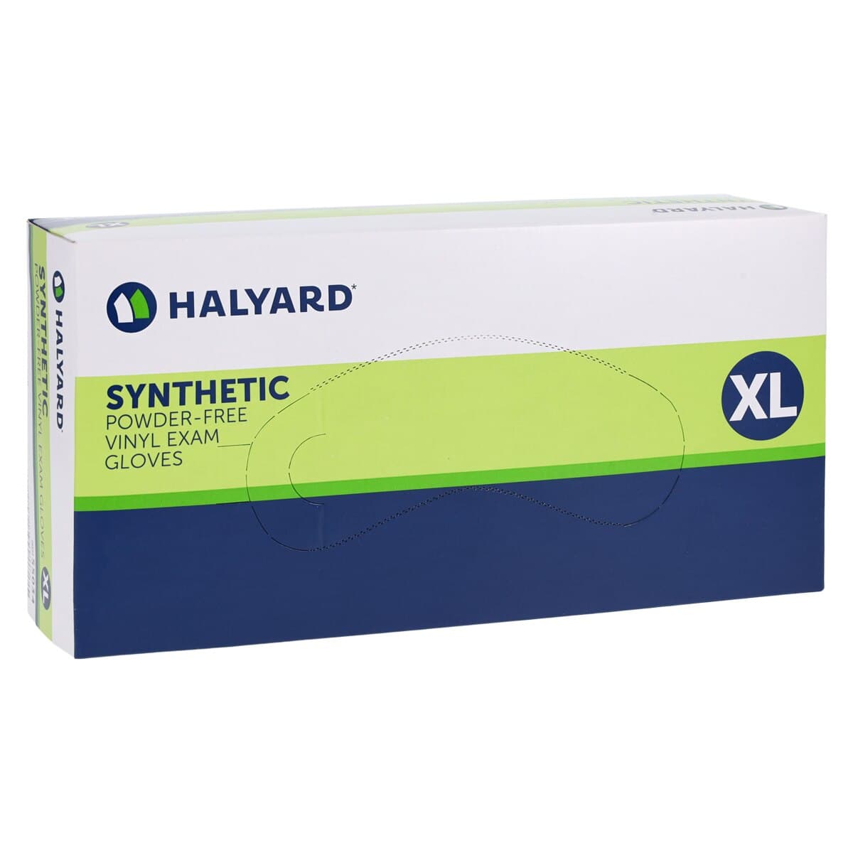 Halyard Safeskin PF Synthetic Vinyl Exam Gloves, XL, Clear, Non-Sterile, Powder-Free, Case of 10 thumbnail 4