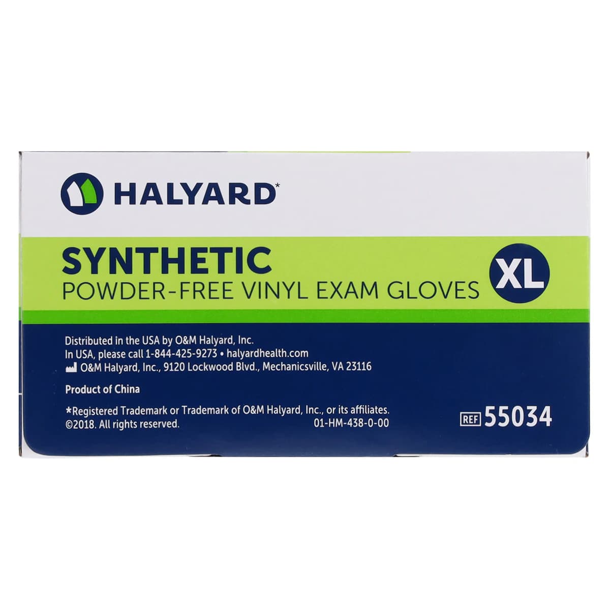 Halyard Safeskin PF Synthetic Vinyl Exam Gloves, XL, Clear, Non-Sterile, Powder-Free, Case of 10 thumbnail 6