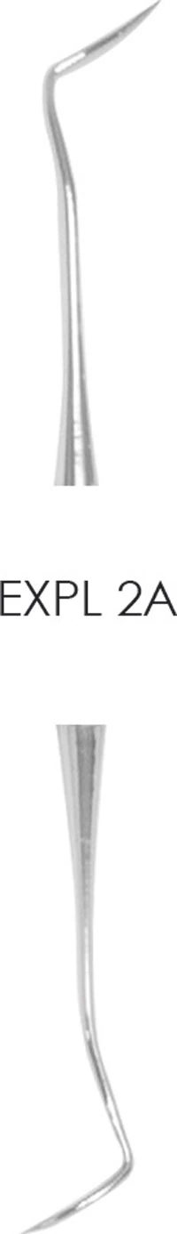 Explorer Double Ended EXPL 2A, Standard Handle, Stainless Steel, Each - Explorer Double Ended EXPL 2A - Image 1