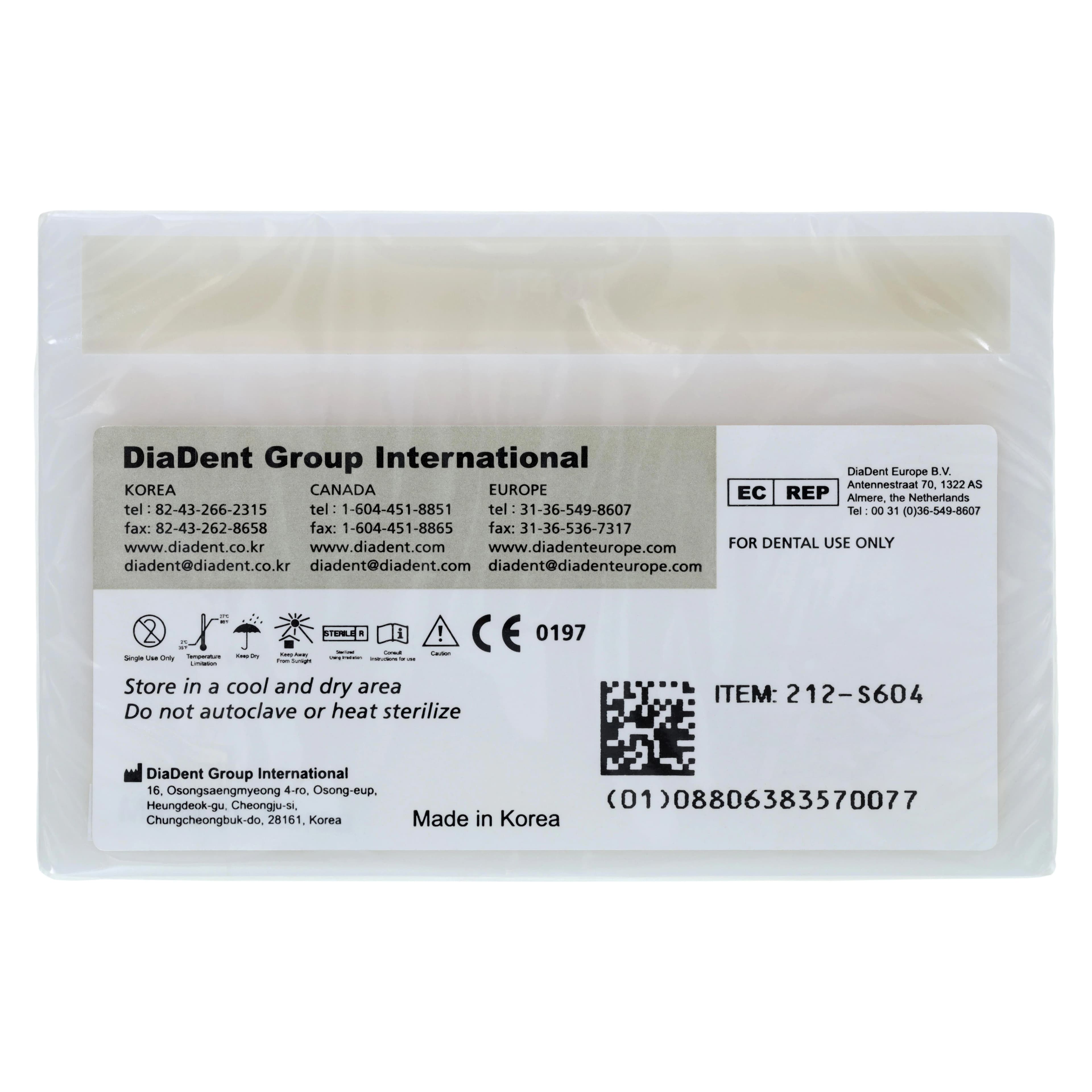 DiaDent Dia-ISO GT Absorbent Paper Points, .06 Taper, Size #20, Yellow, 100/Box thumbnail 2