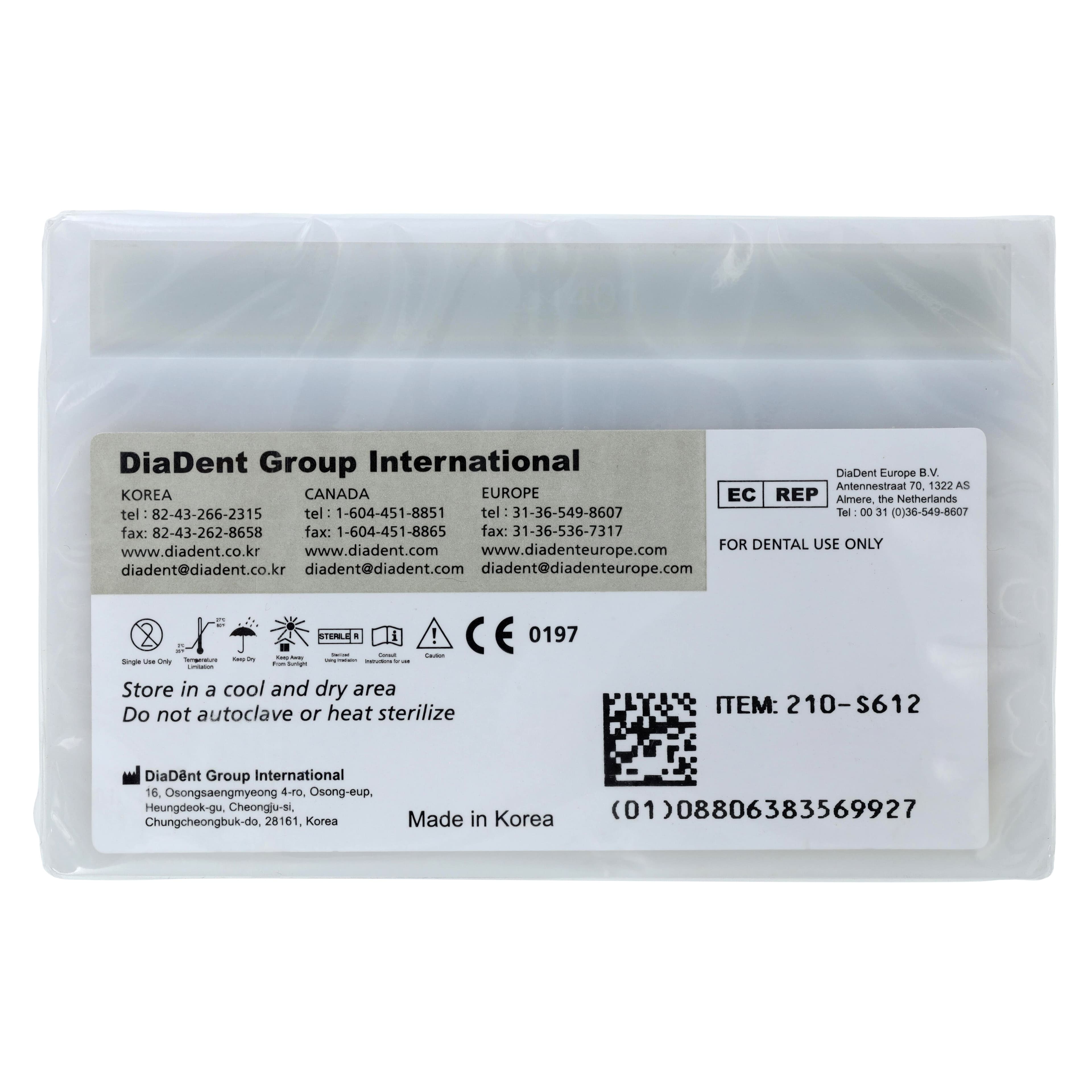 DiaDent Dia-ISO GT Absorbent Paper Points, 0.04 Taper, ISO #60, Blue, 100/Box thumbnail 2