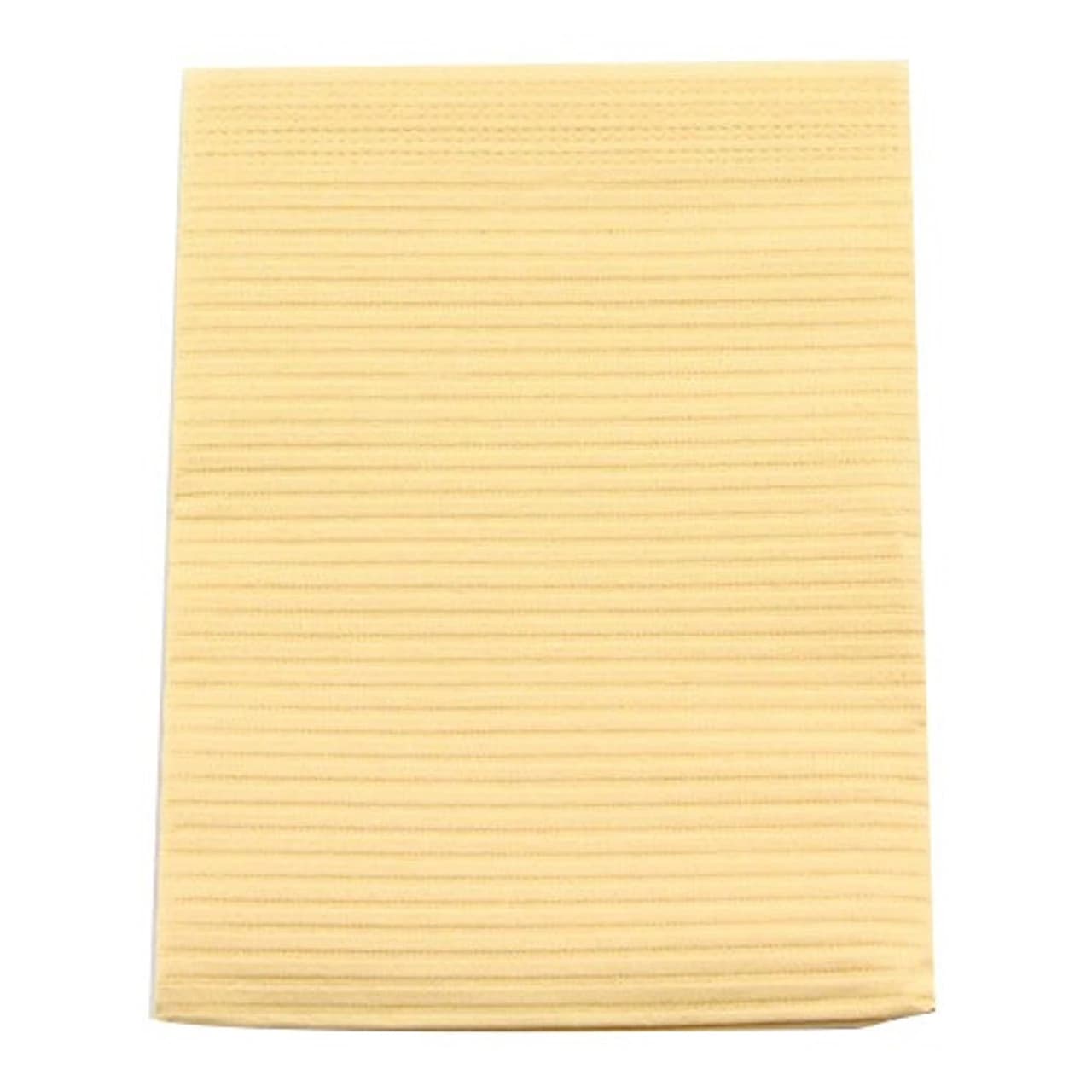 Crosstex Professional Regular 3-Ply Tissue Patient Bibs, 13" x 19", Beige, 500/Case, WTXBG - Bib 3 Ply Paper 13x19 500/Cs Beige, WTXBG - Image 1