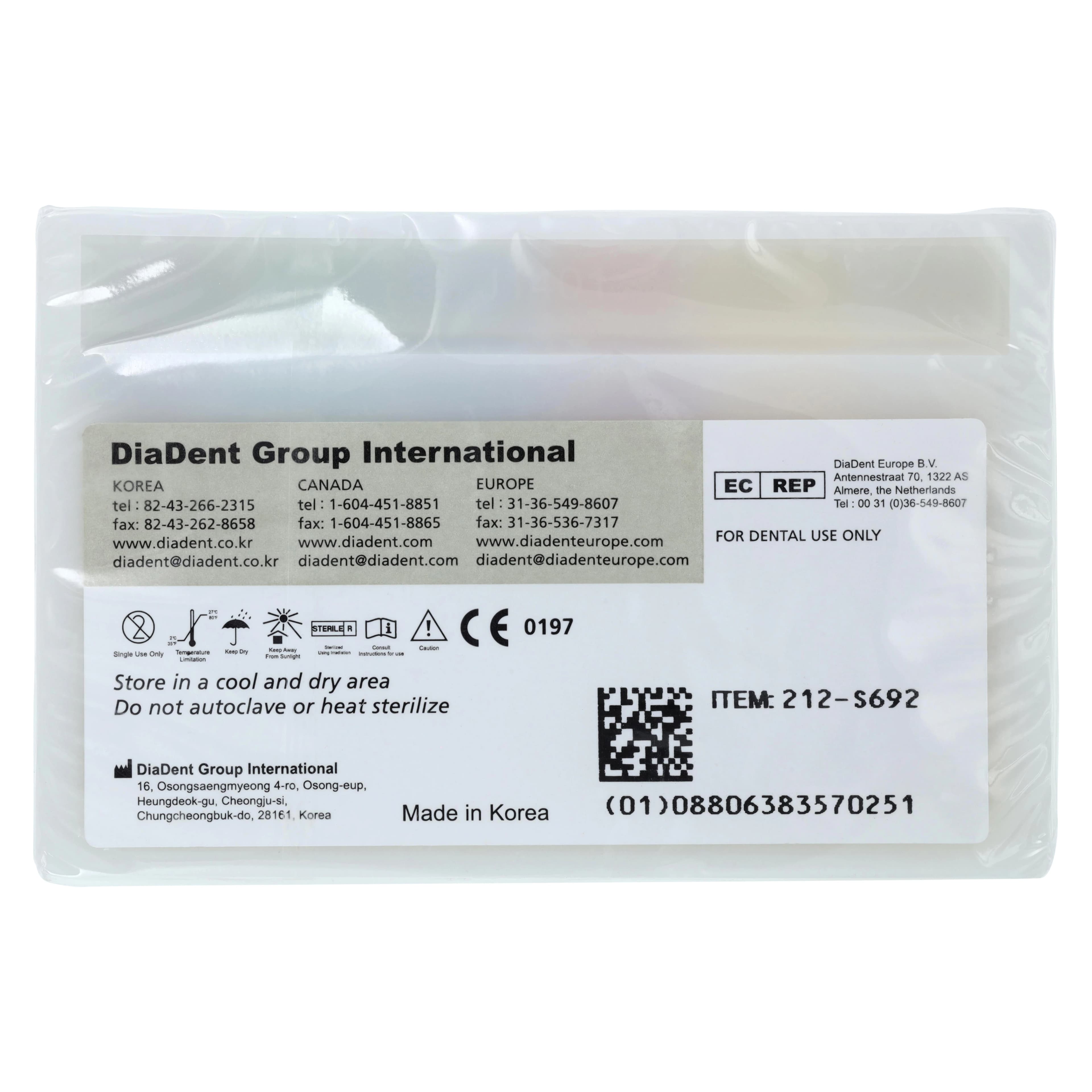 Diadent DIA-ISOGT Absorbent Paper Points, .06 Taper, Assorted ISO Sizes #45-#80, 100/Pk, 212-S692 thumbnail 2
