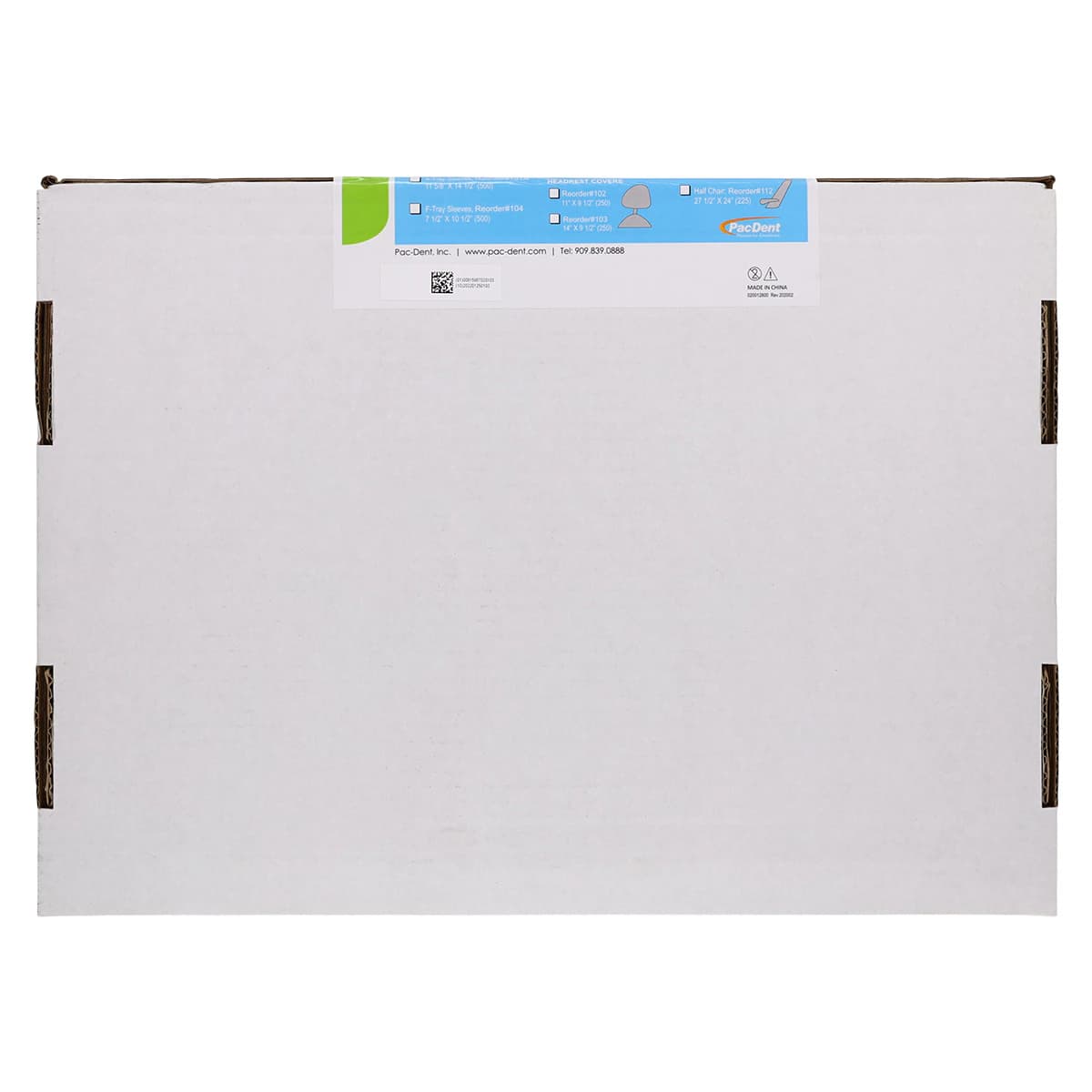 Pac-Dent Armor Disposable Full Chair Sleeves, 29" x 80", Clear, 125/Box thumbnail 2