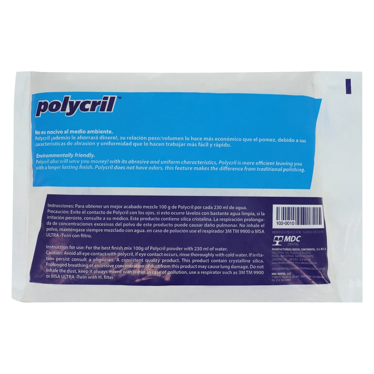 MDC Dental #1 Polycril Polishing Mat, 1 lb thumbnail 2