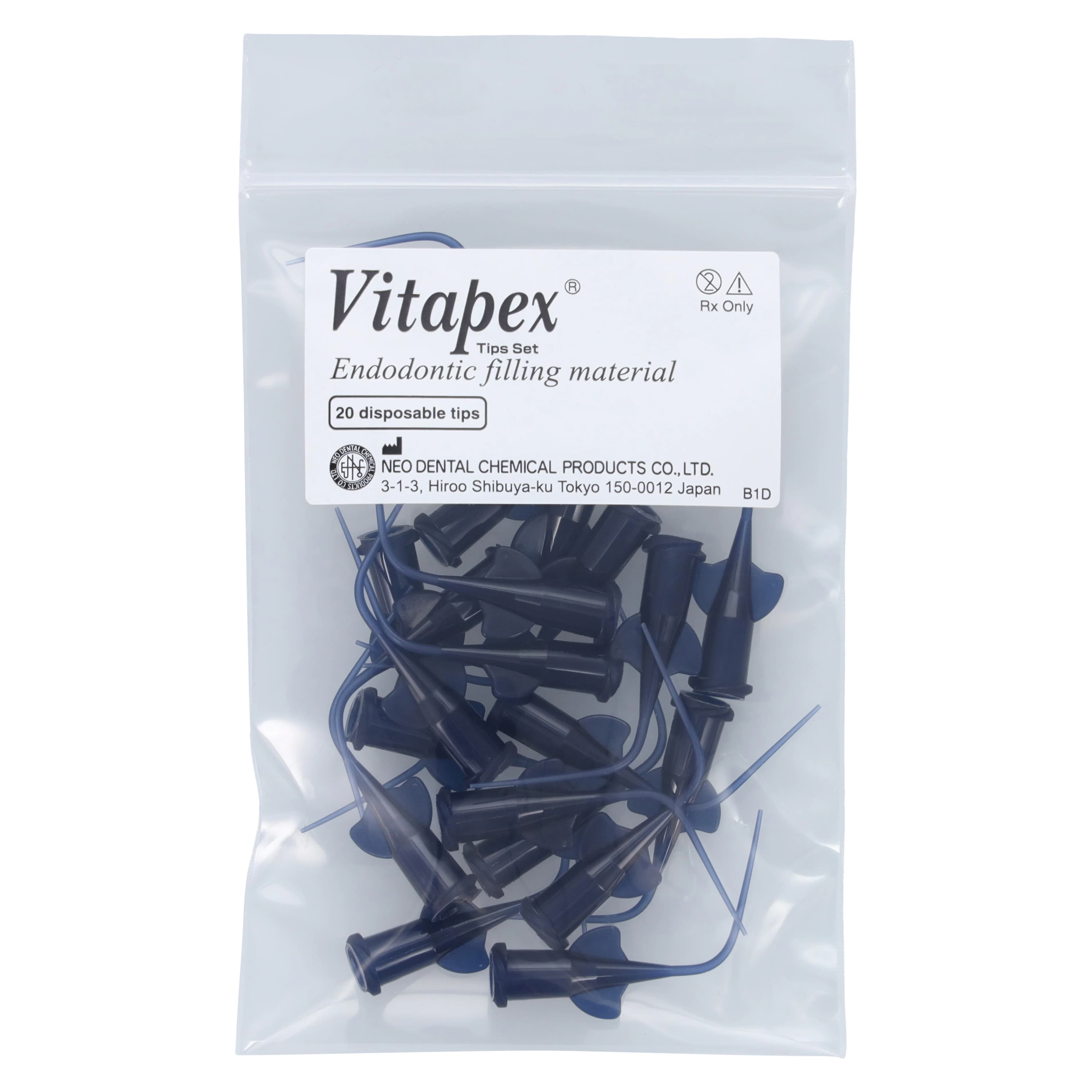 Vitapex Calcium Hydroxide Paste with Iodoform Root Canal Medicament, 2g Syringe with 20 Disposable Tips, Regular Kit thumbnail 6