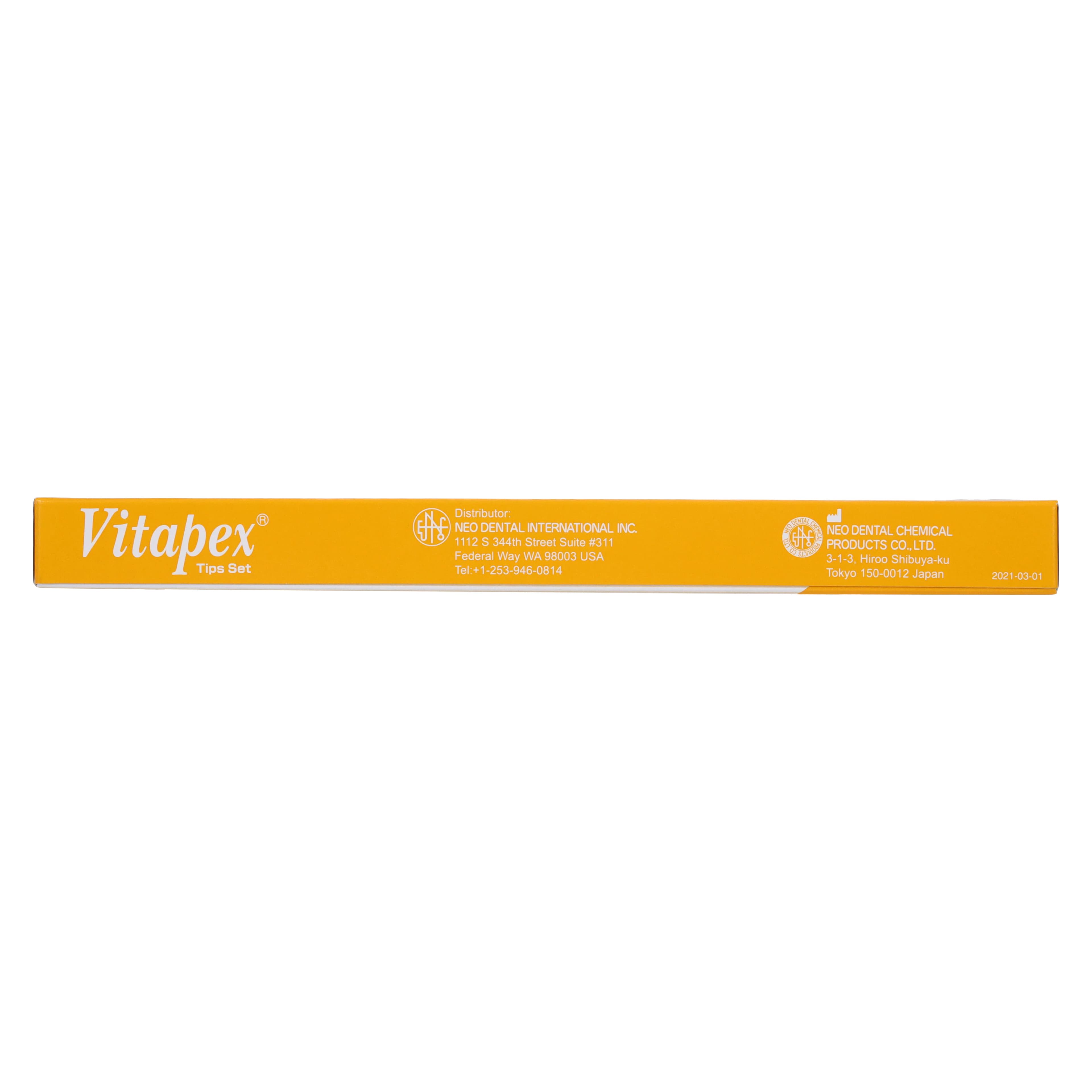 Vitapex Calcium Hydroxide Paste with Iodoform Root Canal Medicament, 2g Syringe with 20 Disposable Tips, Regular Kit thumbnail 7