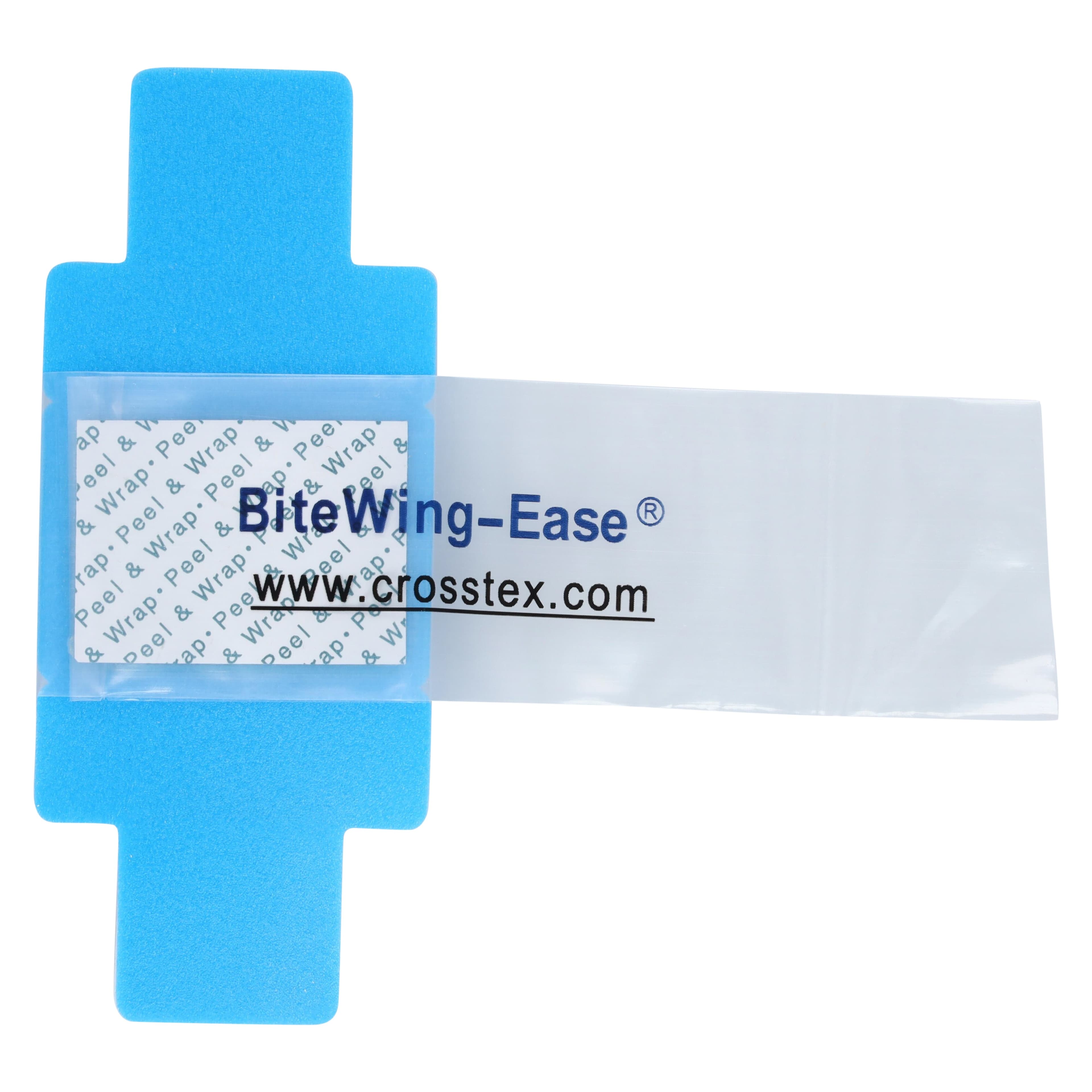 Crosstex BiteWing-Ease Barrier Sleeve, Small, Blue, 50/Bag thumbnail 2