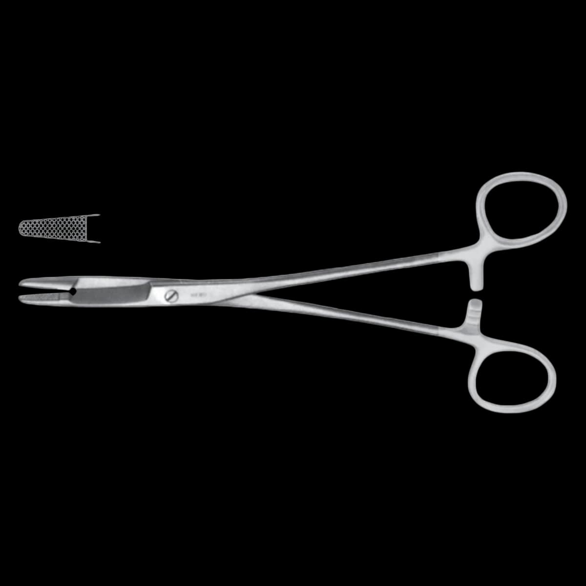 Miltex Meister-Hand Olsen-Hegar Needle Holder, Serrated Jaw, 5-1/2", Tungsten Carbide - Needle Holder Olsen-Hegar MH - Image 1
