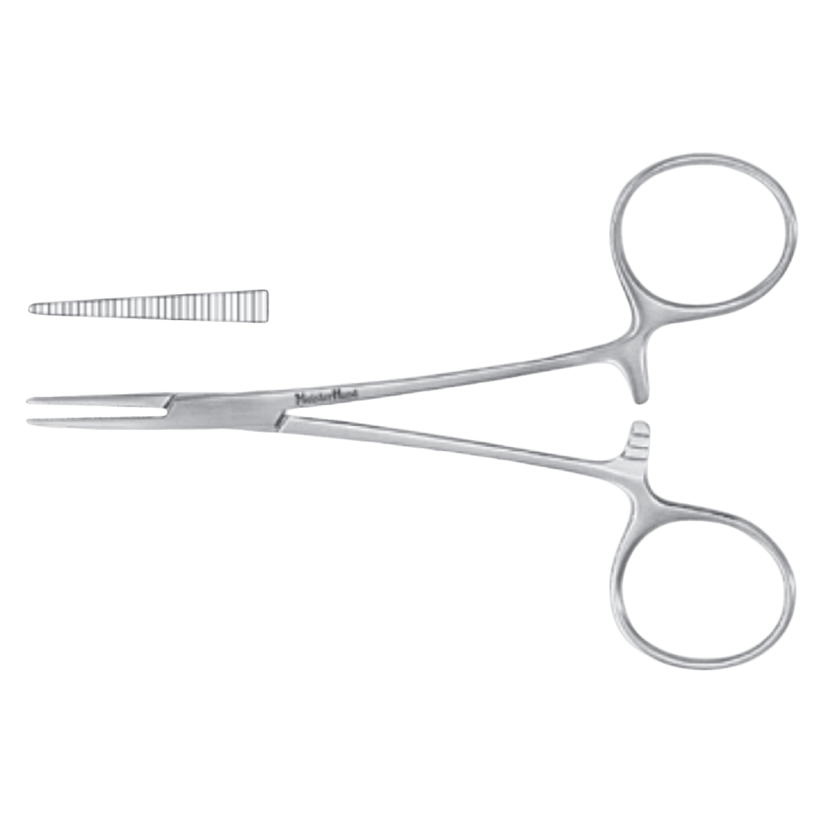 Miltex Meister-Hand Halsted Mosquito Hemostatic Forceps, Straight, 5" thumbnail 2