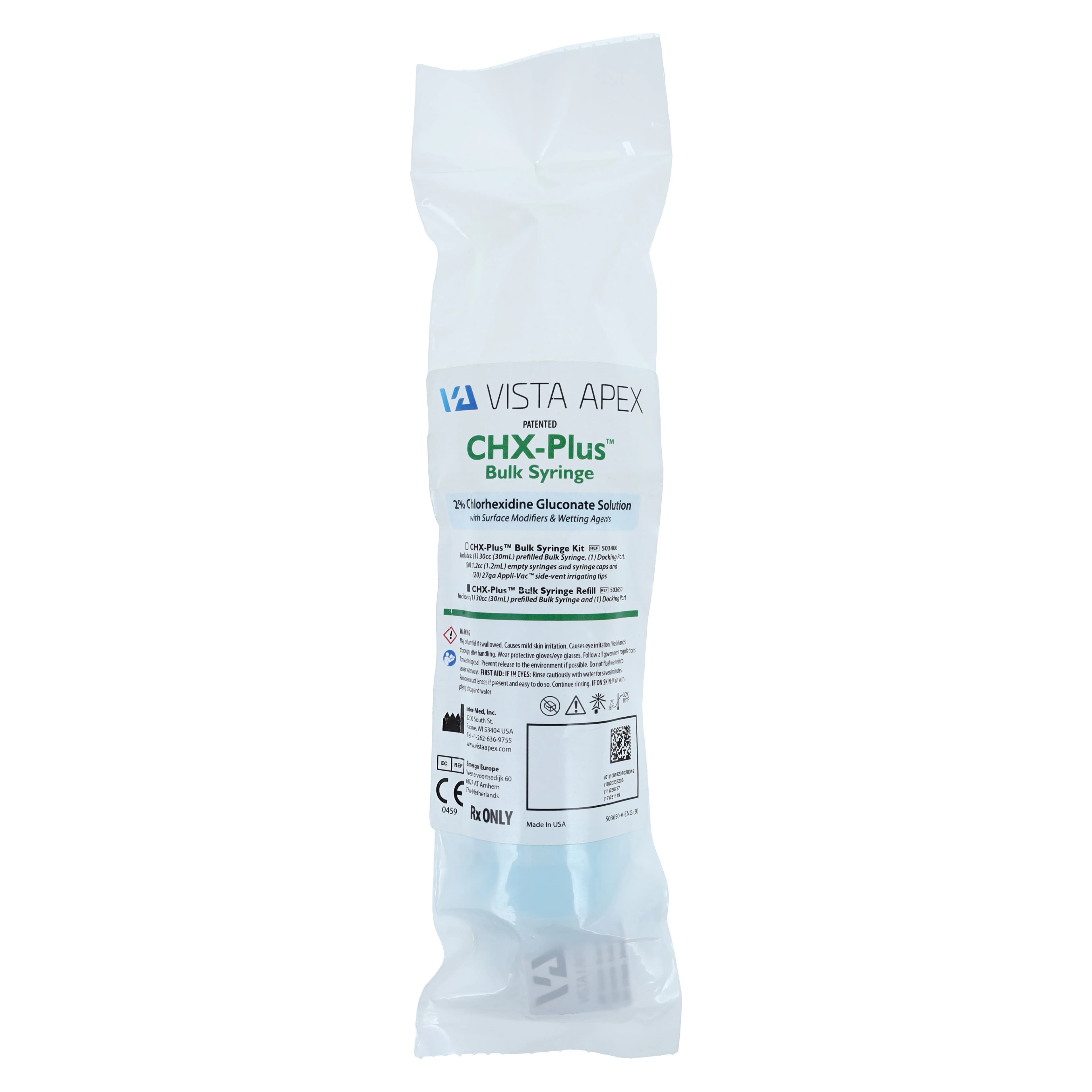 CHX-Plus Cleanser, 2% Chlorhexidine Gluconate, Bulk Syringe, 30 ml, 1/Pk, 503650 thumbnail 6