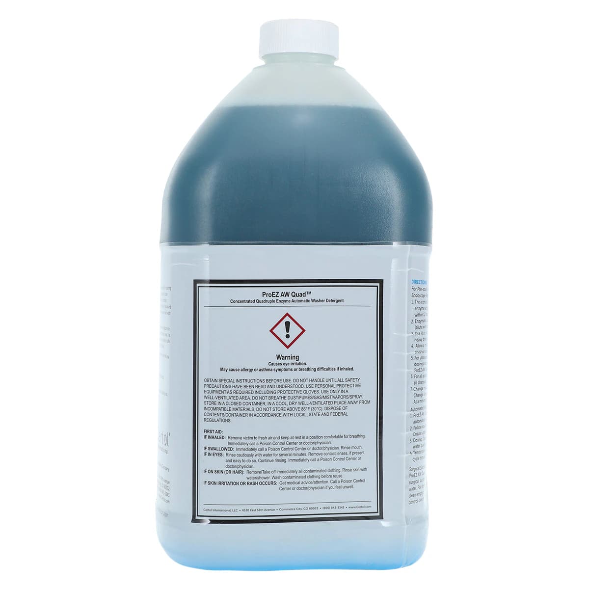 Spec Clean Quad Enzymatic Instrument Detergent, 1 Gallon, Fresh Scent, 4/Case thumbnail 3