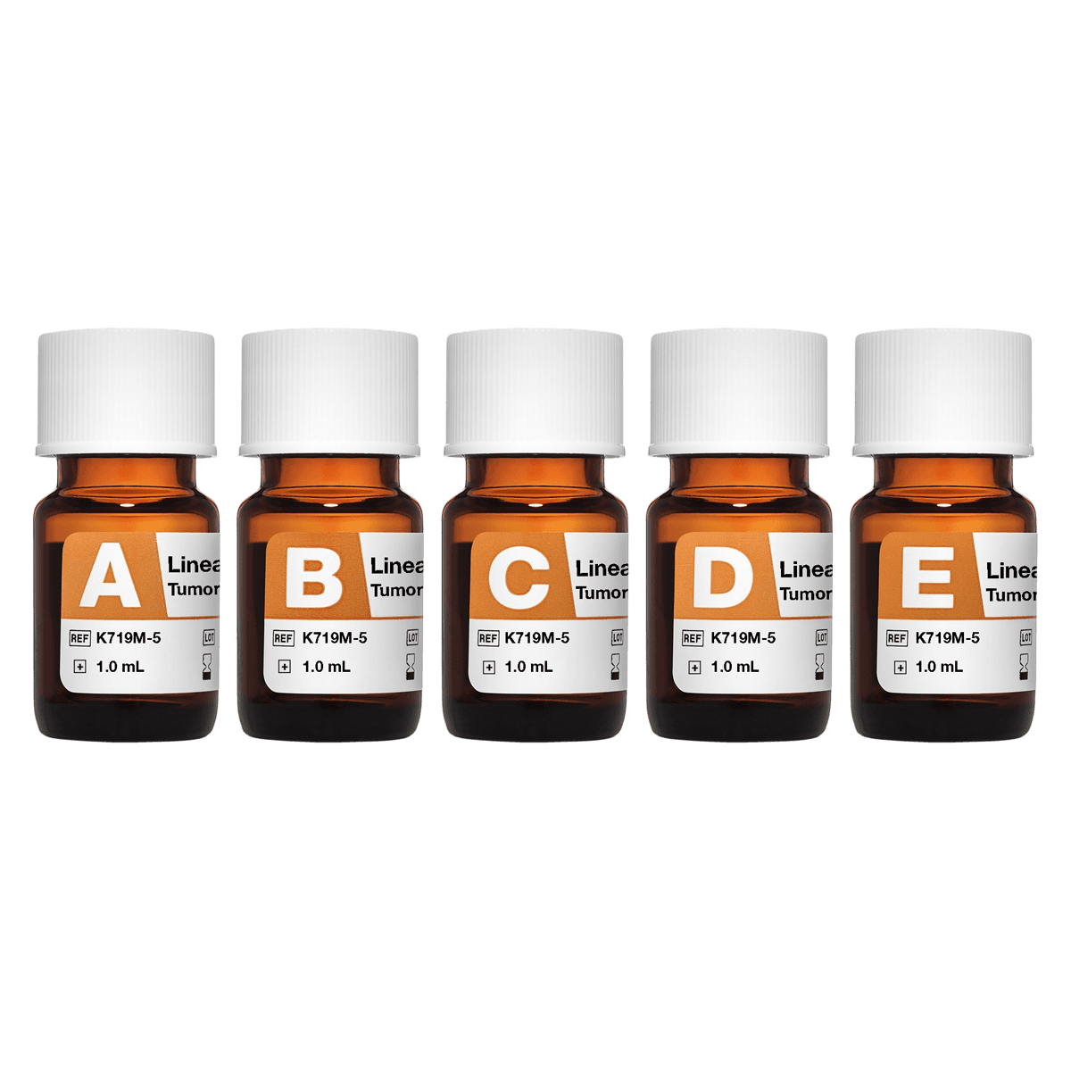 Linearity FD Tumor Marker 5 Level Linearity, 5x1mL Lyophilized Set for Analyzer, 5/Package - Tumor Marker Linearity Control - Image 1