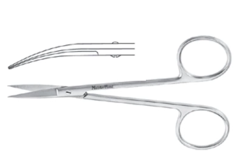 Meister-Hand Iris Scissors, Curved, 4-1/2" Stainless Steel, Each thumbnail 2