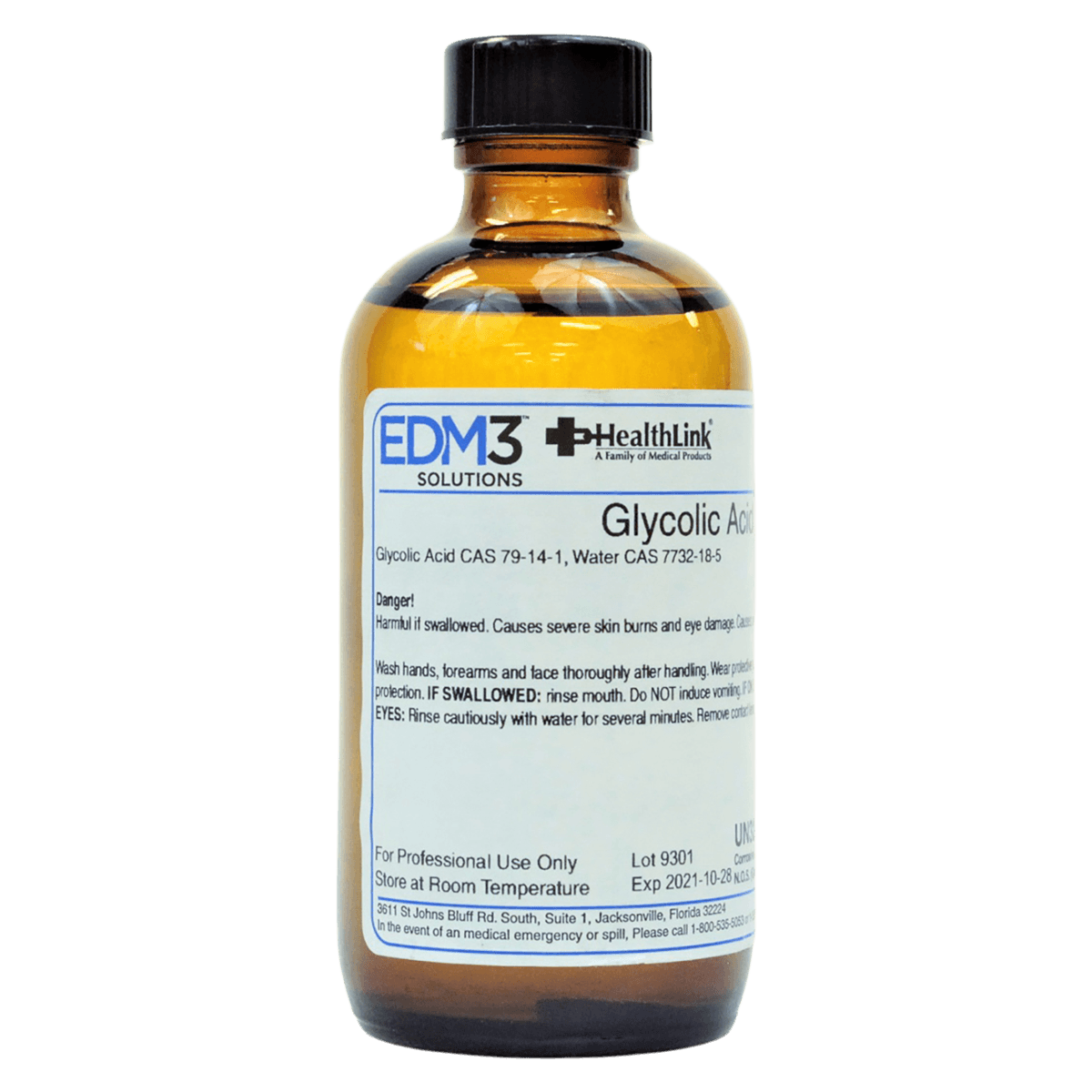 Glycolic Acid 50% Solution, 4 oz Bottle - Glycolic Acid 50% - Image 1