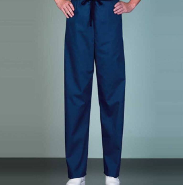 Fashion Seal Healthcare® Unisex Fashion Scrub Pants, 65/35 Fashion Poplin®, Navy, Extra Small, Drawstring, 1/Pkg, 78844 - Fashion Seal Healthcare® Unisex Fashion Scrub Pants – 65/35 Fashion Poplin®, Navy - Extra Small - Image 1