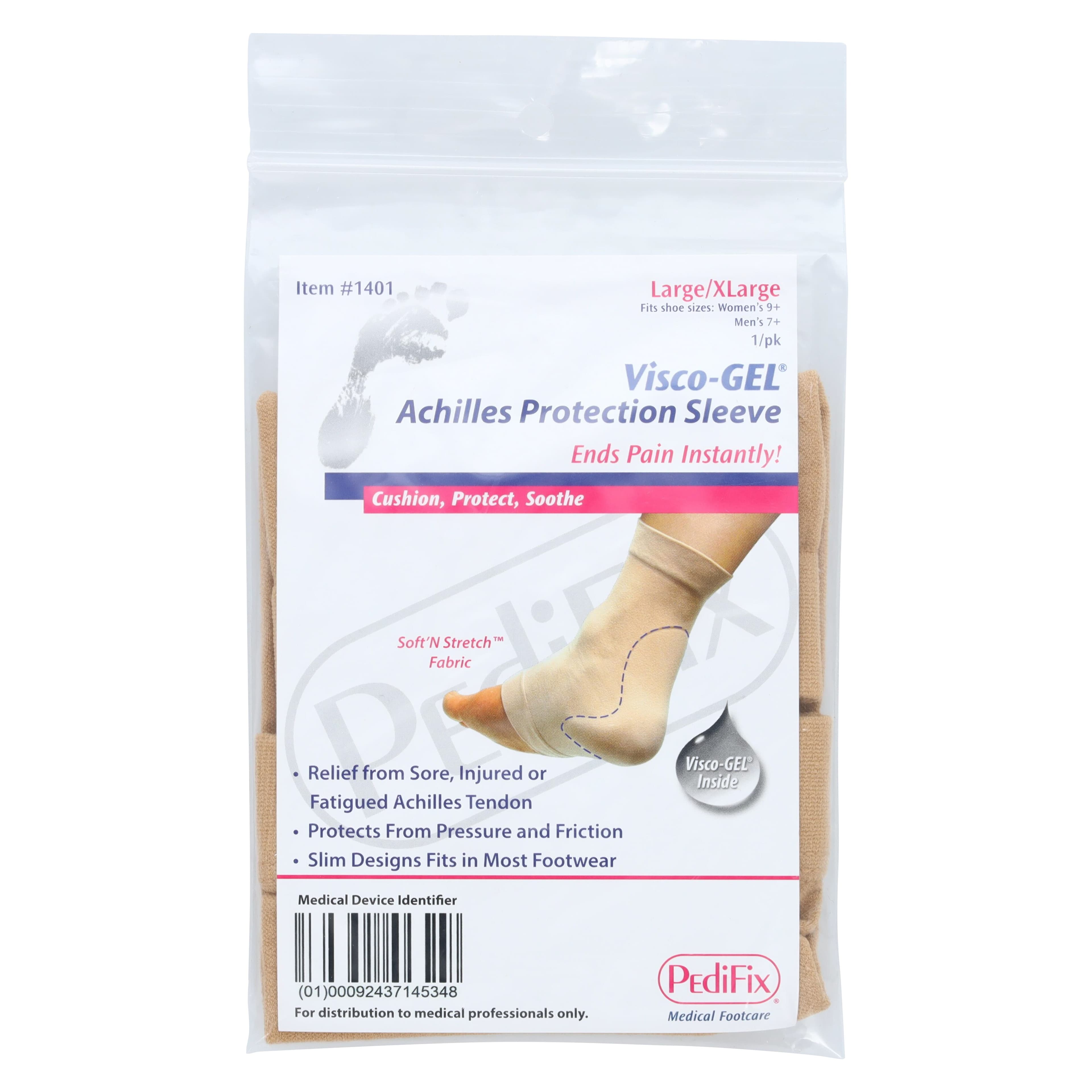 Pedifix Visco-Gel Achilles Heel Protection Sleeve, Large/X-Large thumbnail 3
