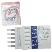 Accutest Drug Screen Dip Card Test Kit, 5 Panel (AMP/COC/MET/OPI 2000/THC), 25/Box thumbnail 2